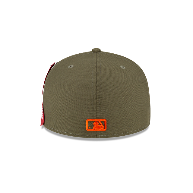 Alpha Industries X Athletics Green 59FIFTY Fitted Hat