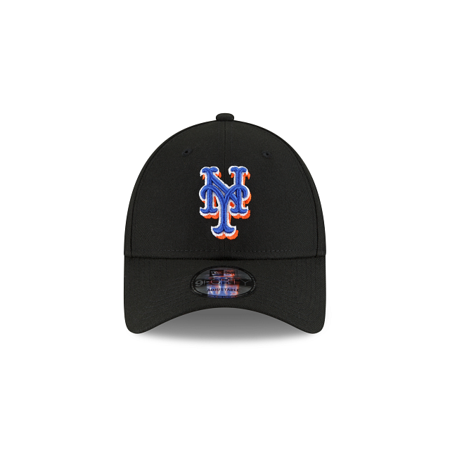 New York Mets The League Black 9FORTY Adjustable Hat