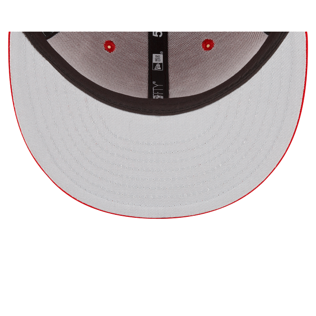 Athletics Sidepatch Red 59FIFTY Fitted Hat