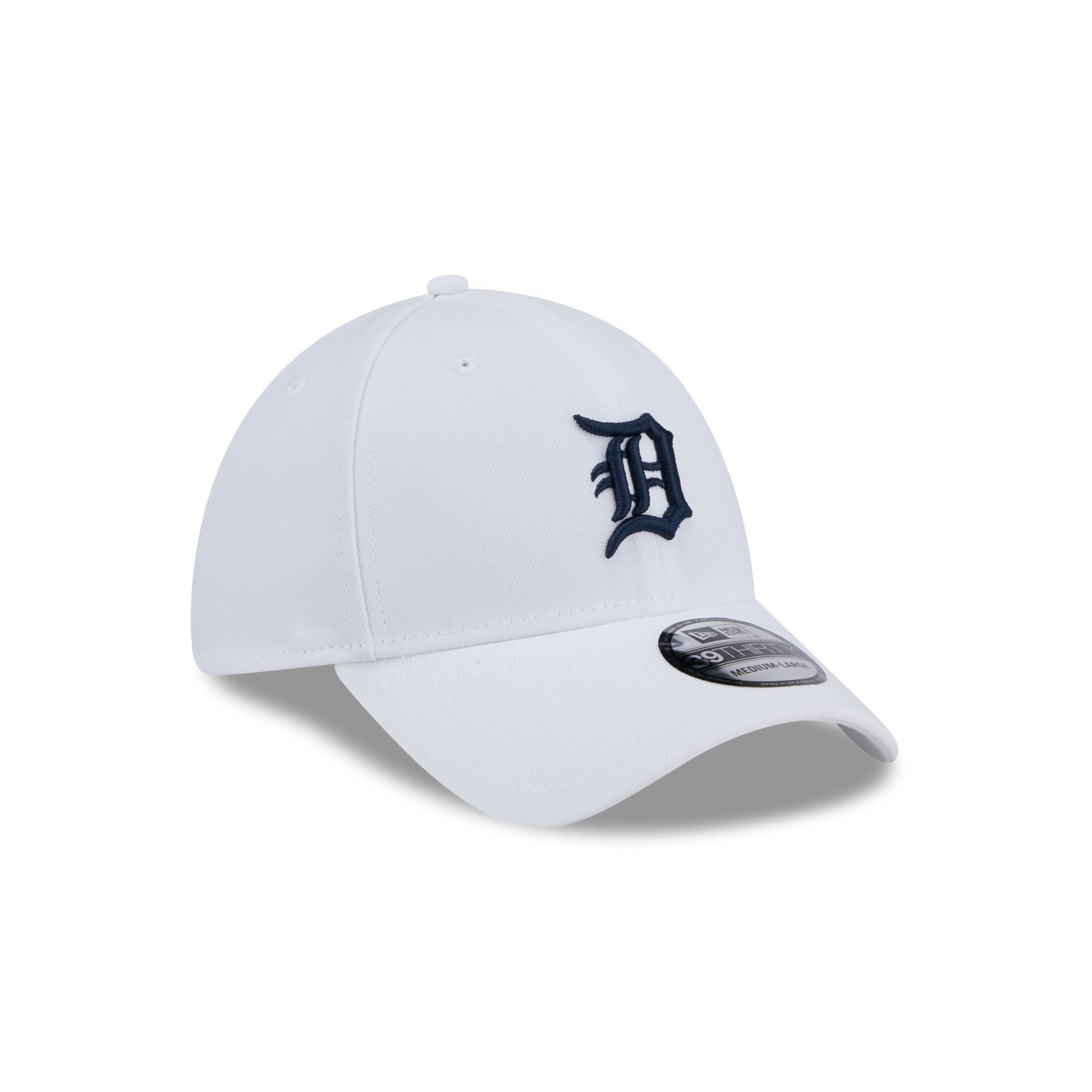 Detroit Tigers Optic White 39THIRTY Stretch Fit Hat