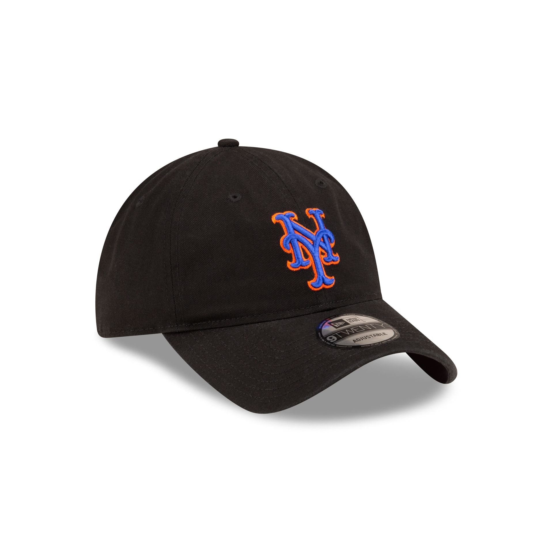 New York Mets Core Classic Black 9TWENTY Adjustable Hat