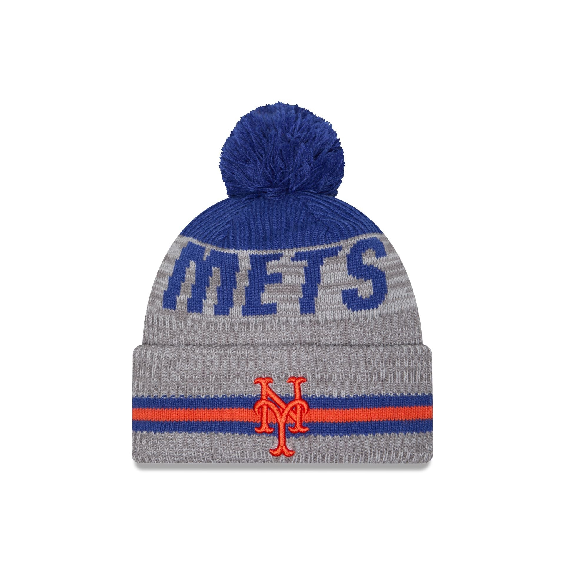 New York Mets Runner Pom Knit Hat