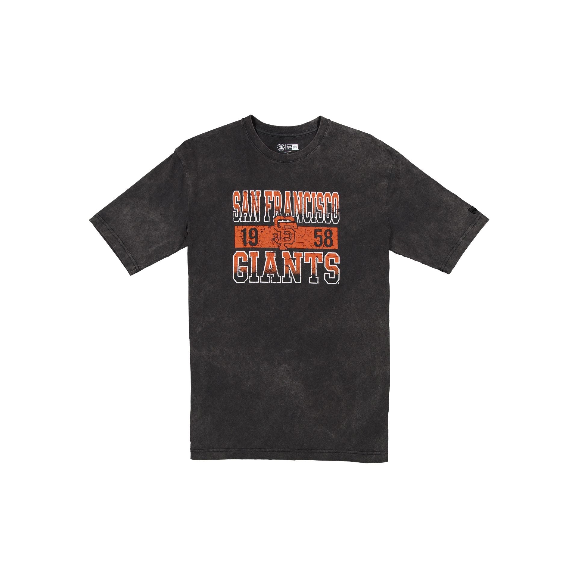San Francisco Giants Oversized Washed Black T-Shirt