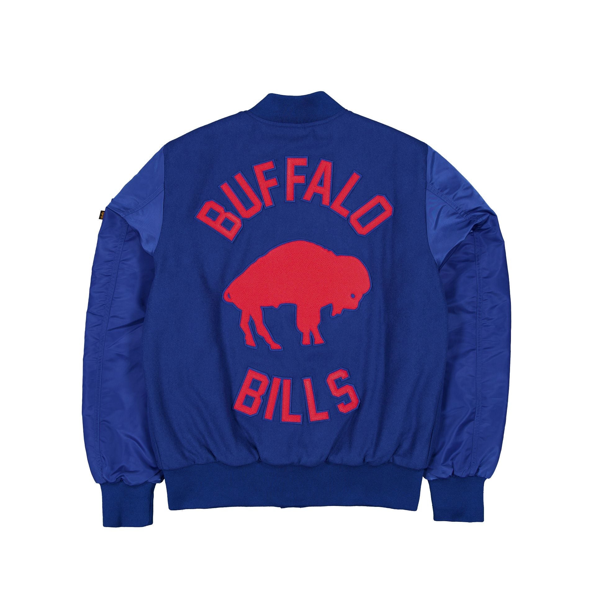 Alpha Industries x Buffalo Bills Historic MA-1 Wool Varsity Jacket