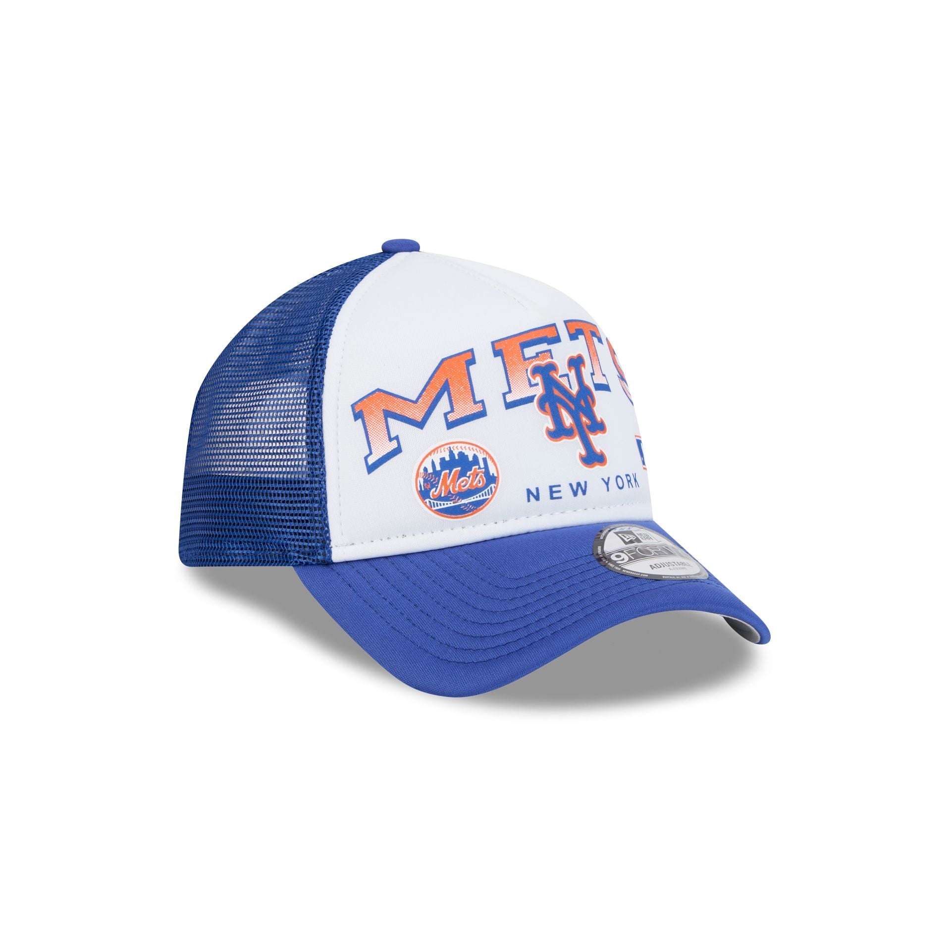 New York Mets Sport Classics 9FORTY A-Frame Trucker Hat