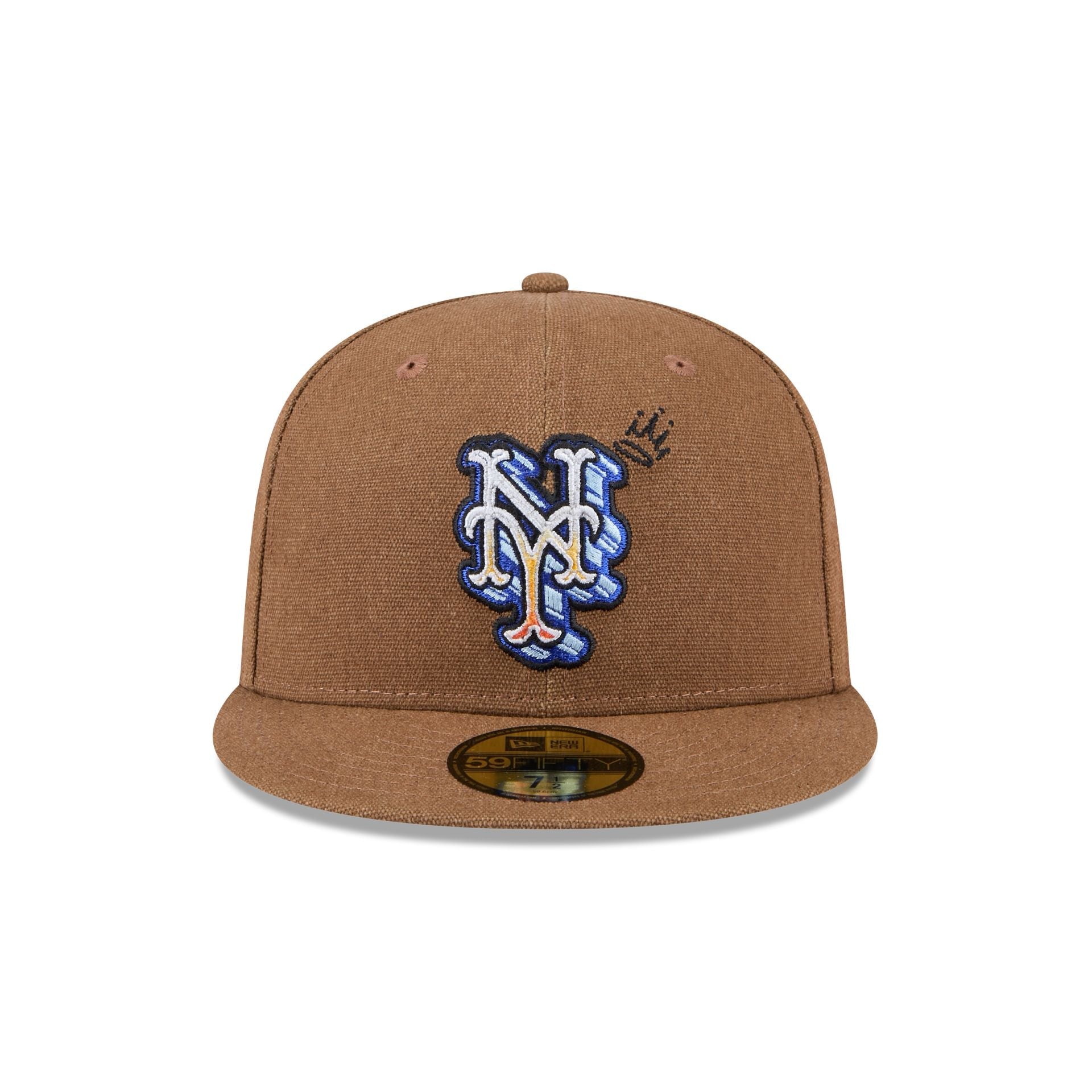 New York Mets Logo Scribble 59FIFTY Fitted Hat