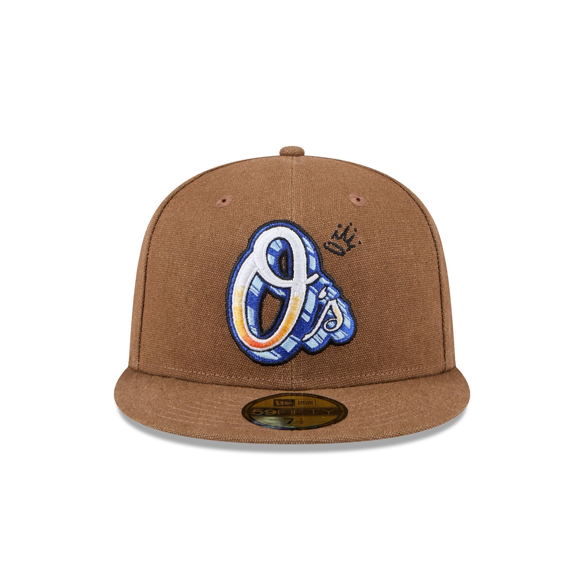 Baltimore Orioles Logo Scribble 59FIFTY Fitted Hat