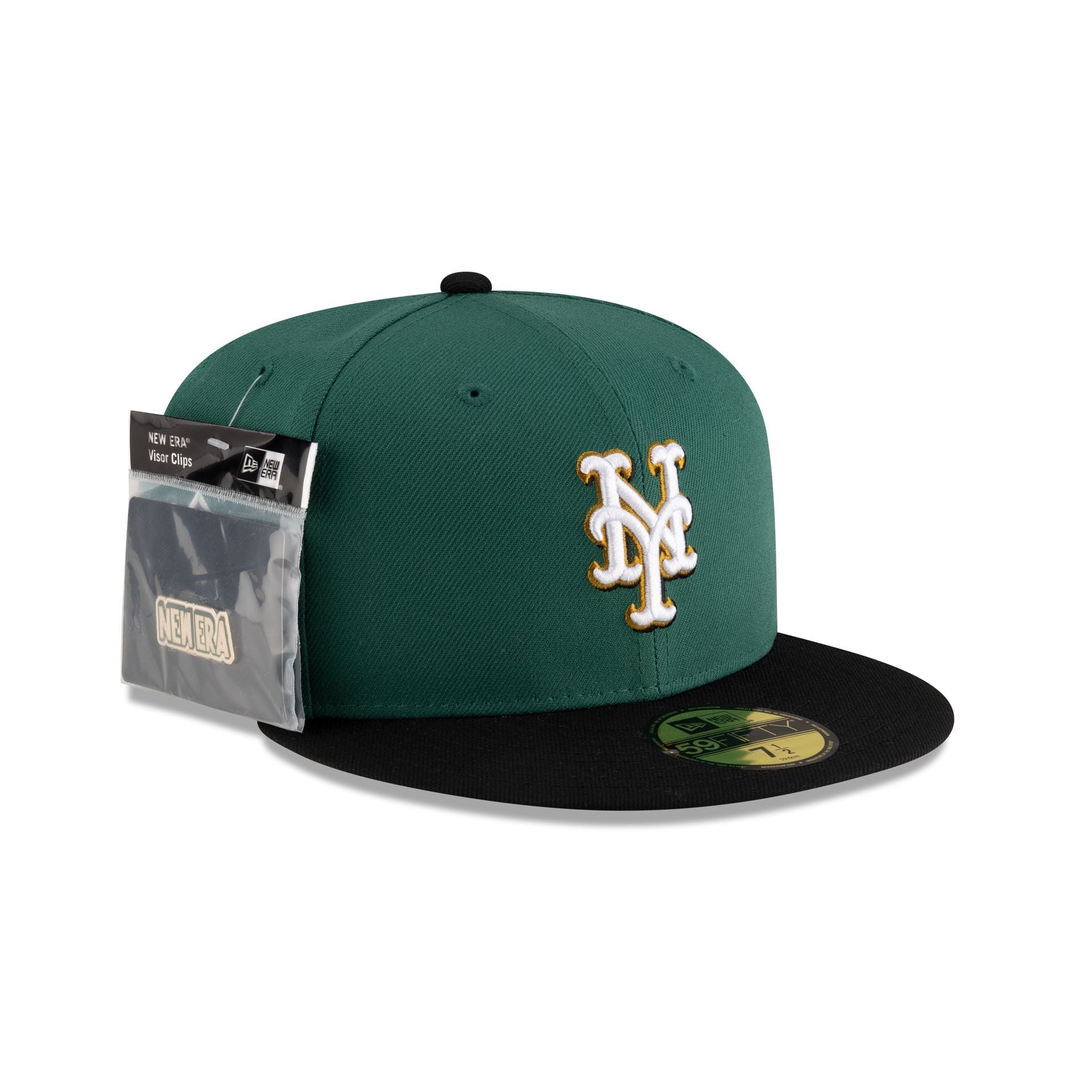 New York Mets Visor Clip 59FIFTY Fitted Hat