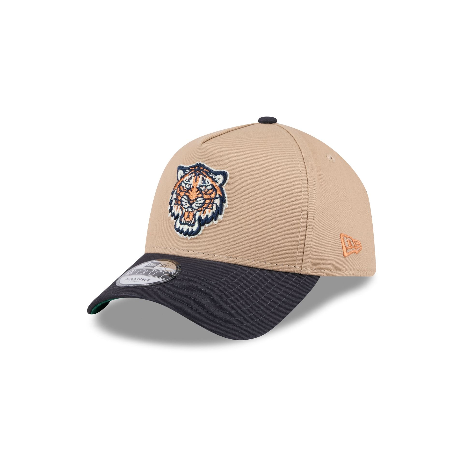 Detroit Tigers Beige Khaki 9FORTY A-Frame Snapback Hat