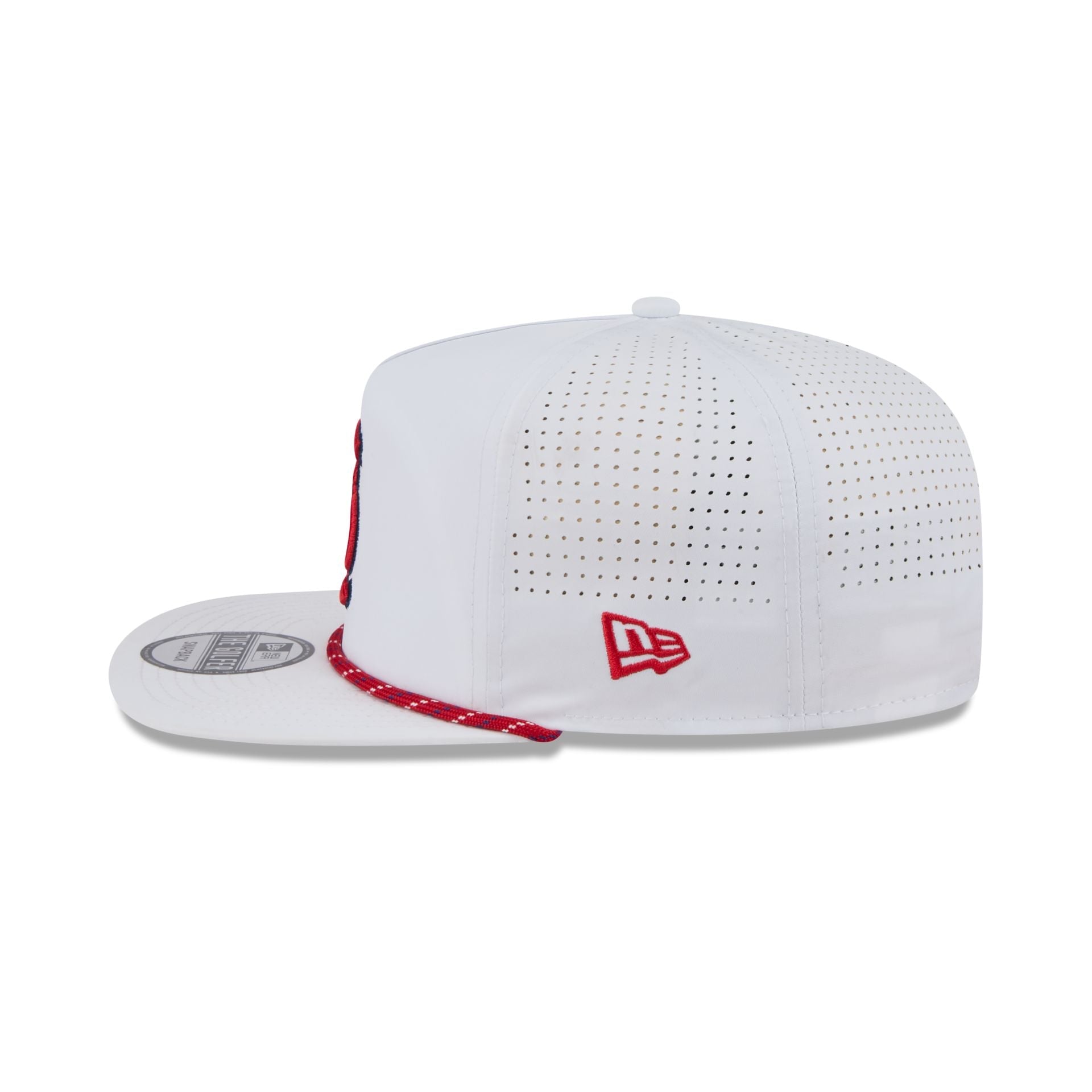 St. Louis Cardinals Optic White Performance Rope Golfer Hat