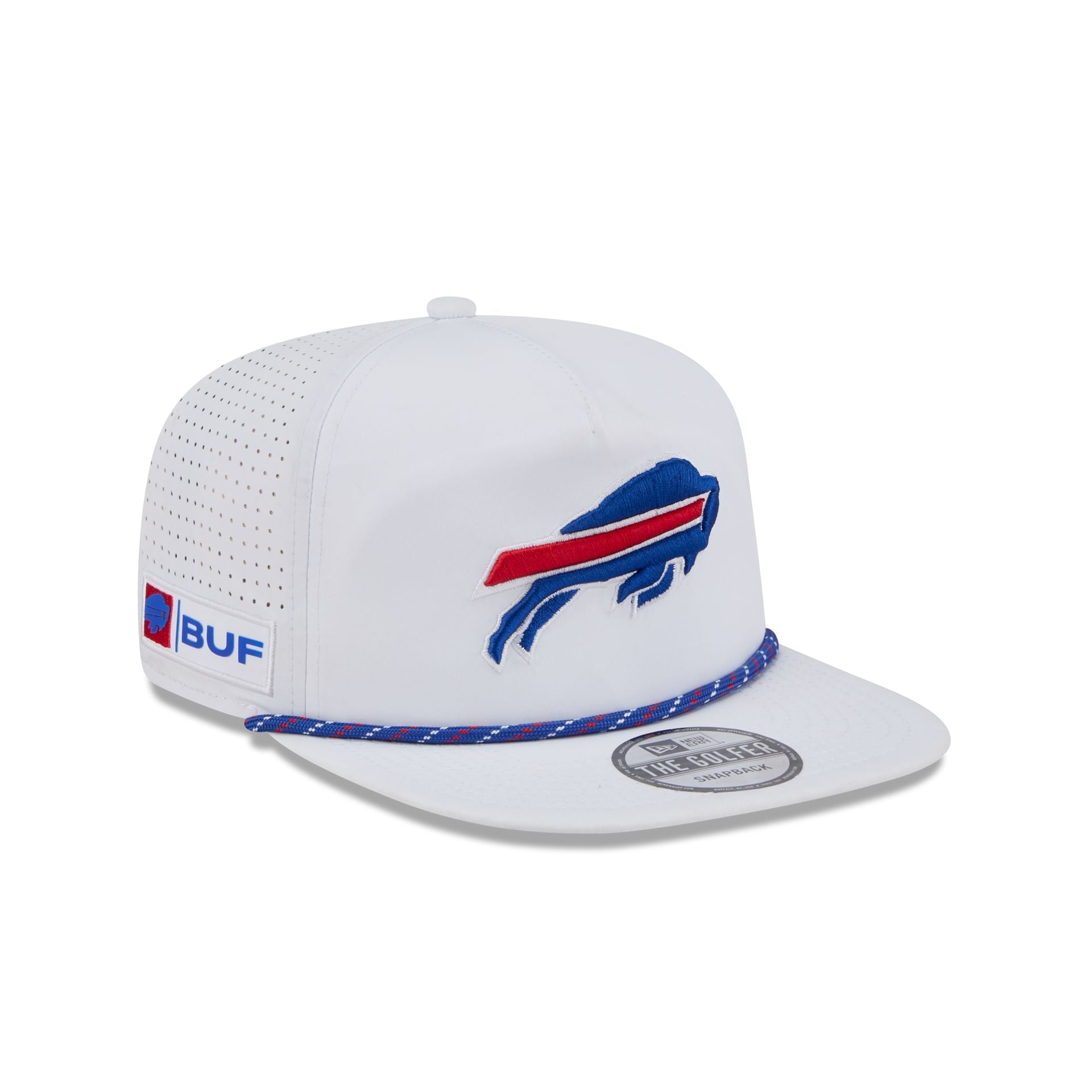 Buffalo Bills Optic White Performance Rope Golfer Hat