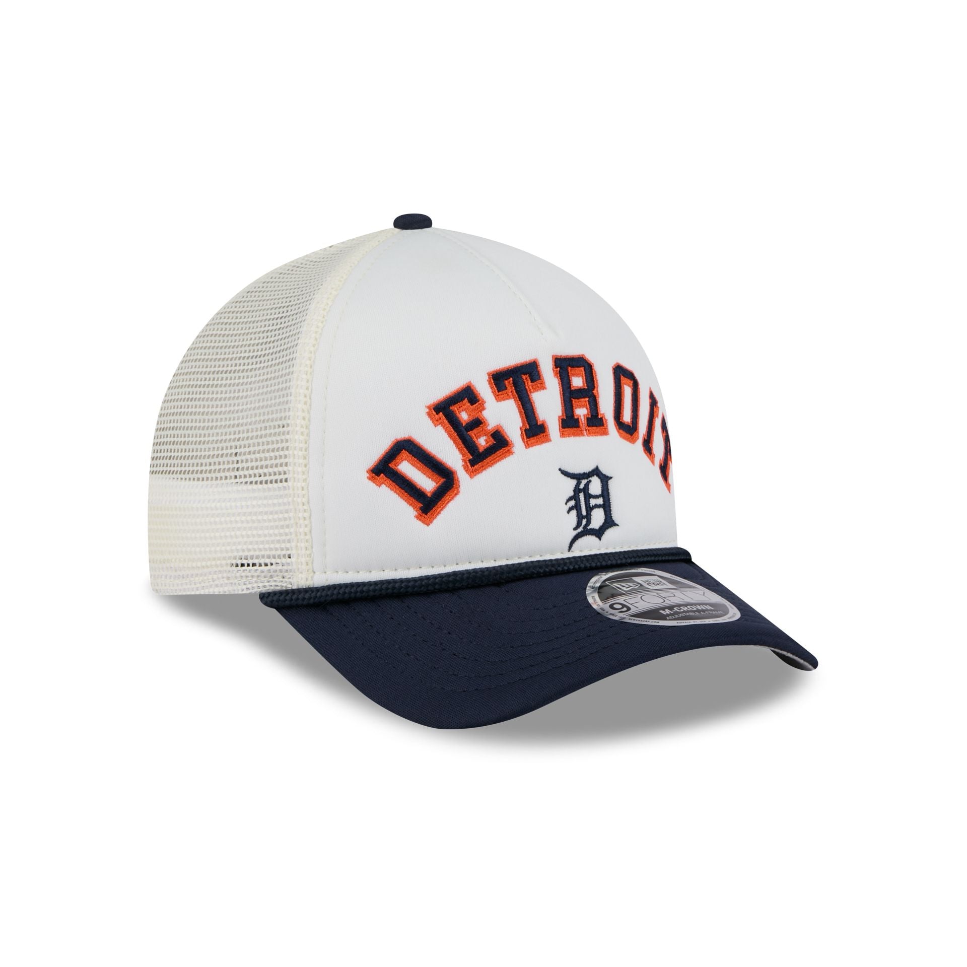 Detroit Tigers Chrome Arch 9FORTY M-Crown A-Frame Trucker Hat