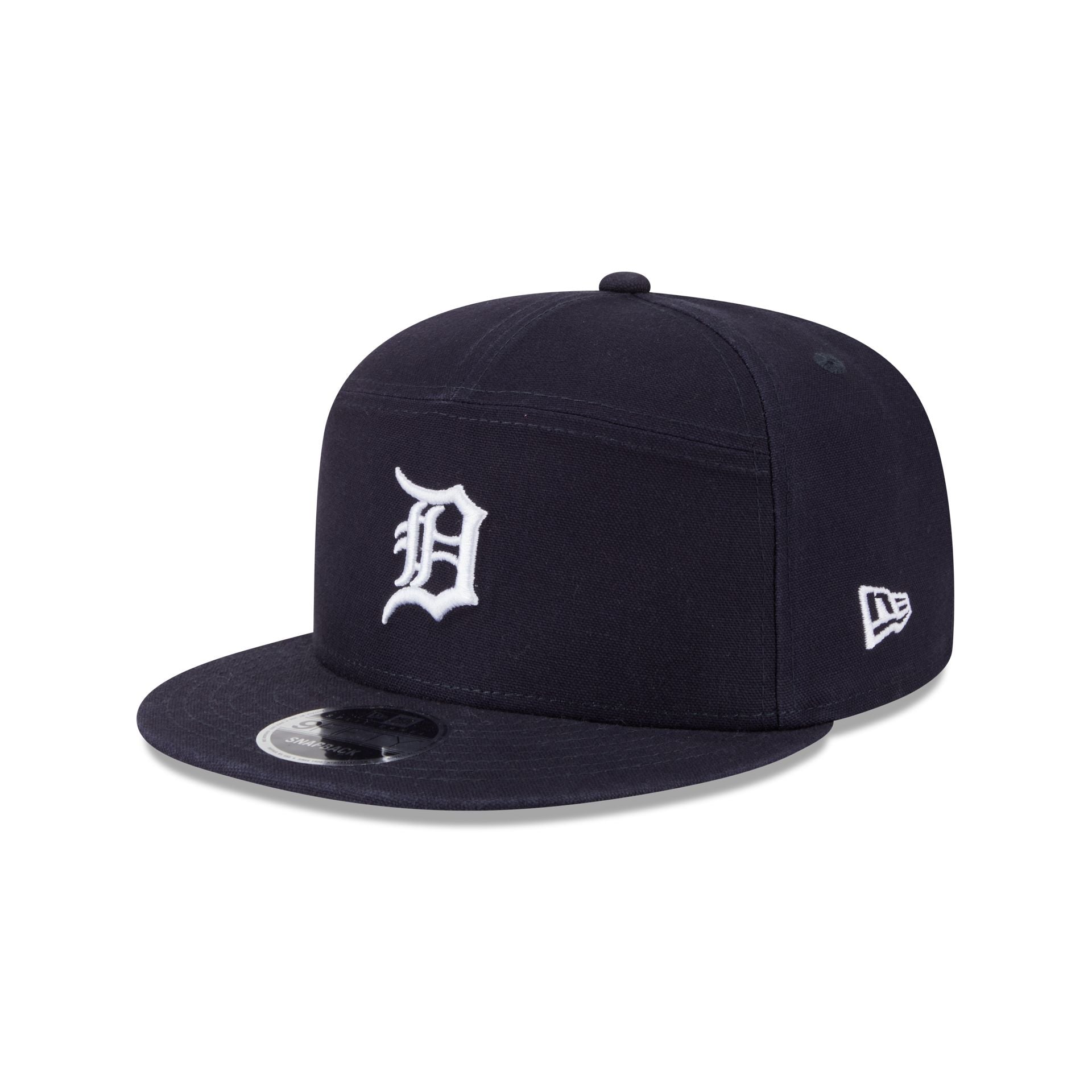Detroit Tigers Cotton Canvas Split Panel 9FIFTY Trucker Hat