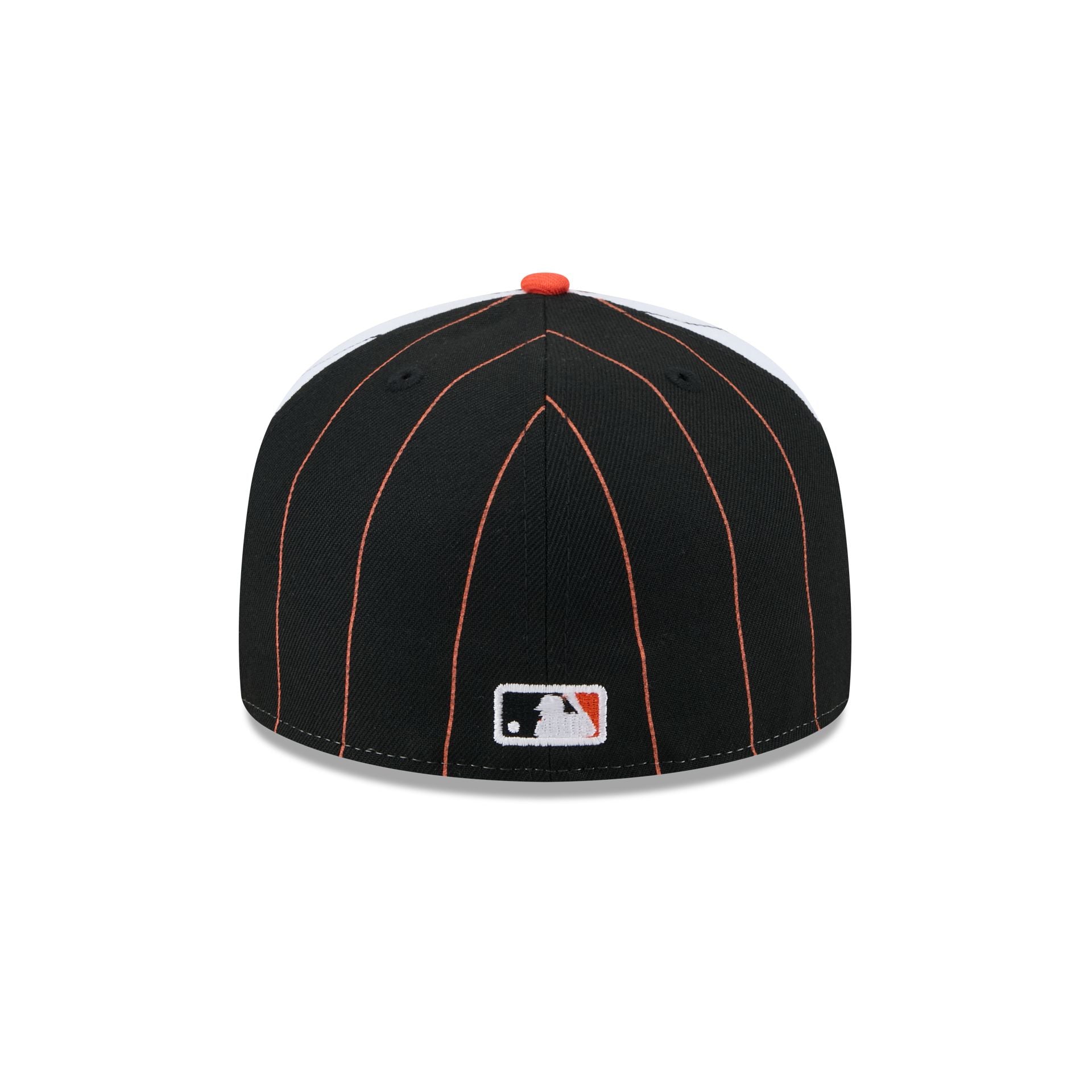 Baltimore Orioles Pinstripe League Pin 59FIFTY Fitted Hat