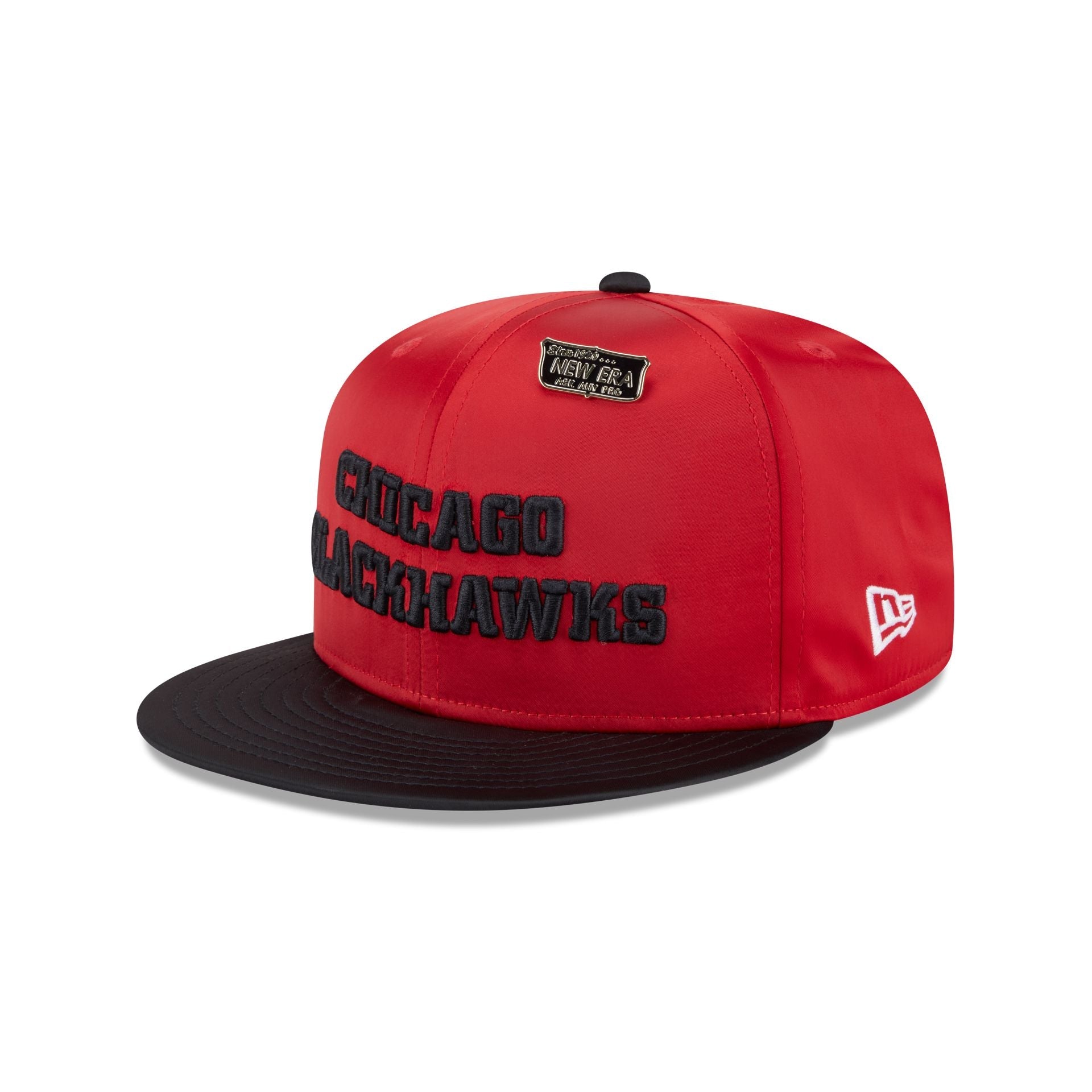 Chicago Blackhawks Spring Satin 59FIFTY Fitted Hat