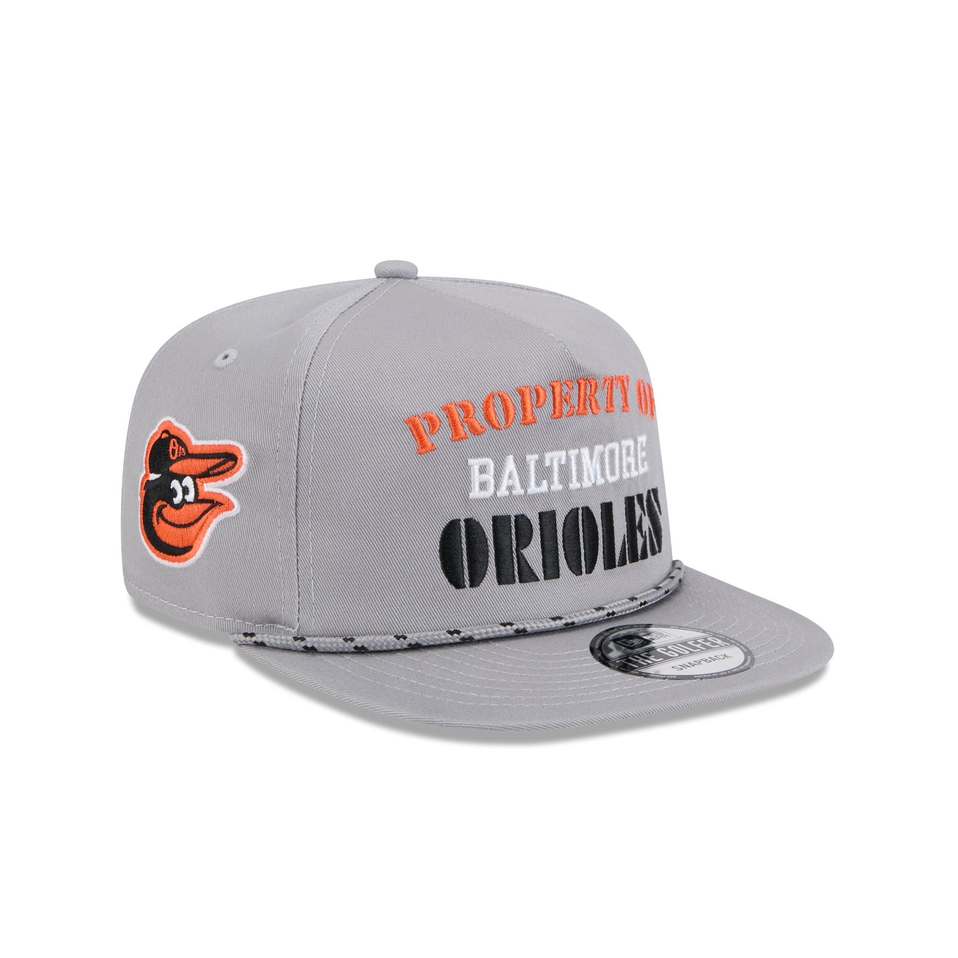 Baltimore Orioles Vintage Gray Rope Golfer Hat