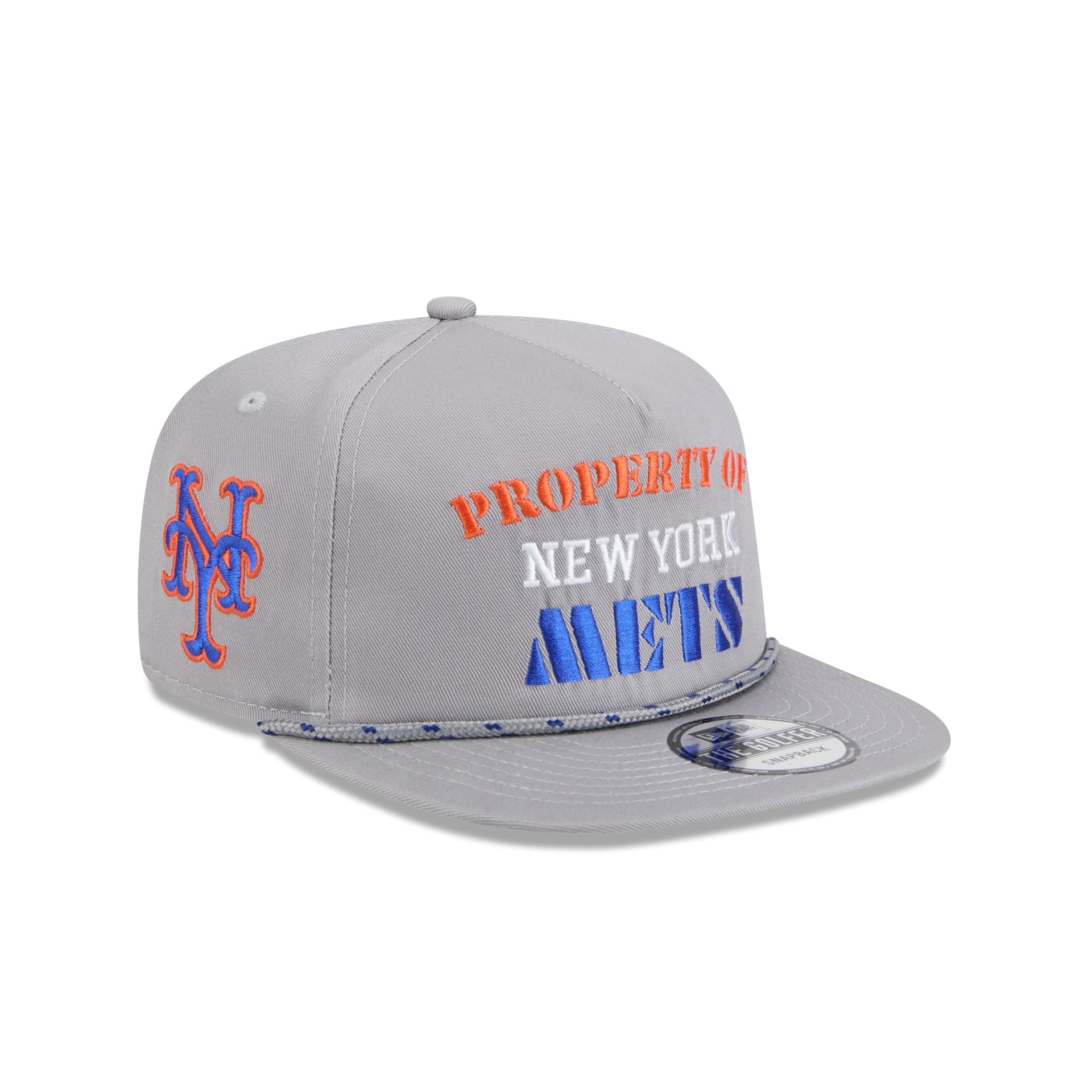 New York Mets Vintage Gray Rope Golfer Hat
