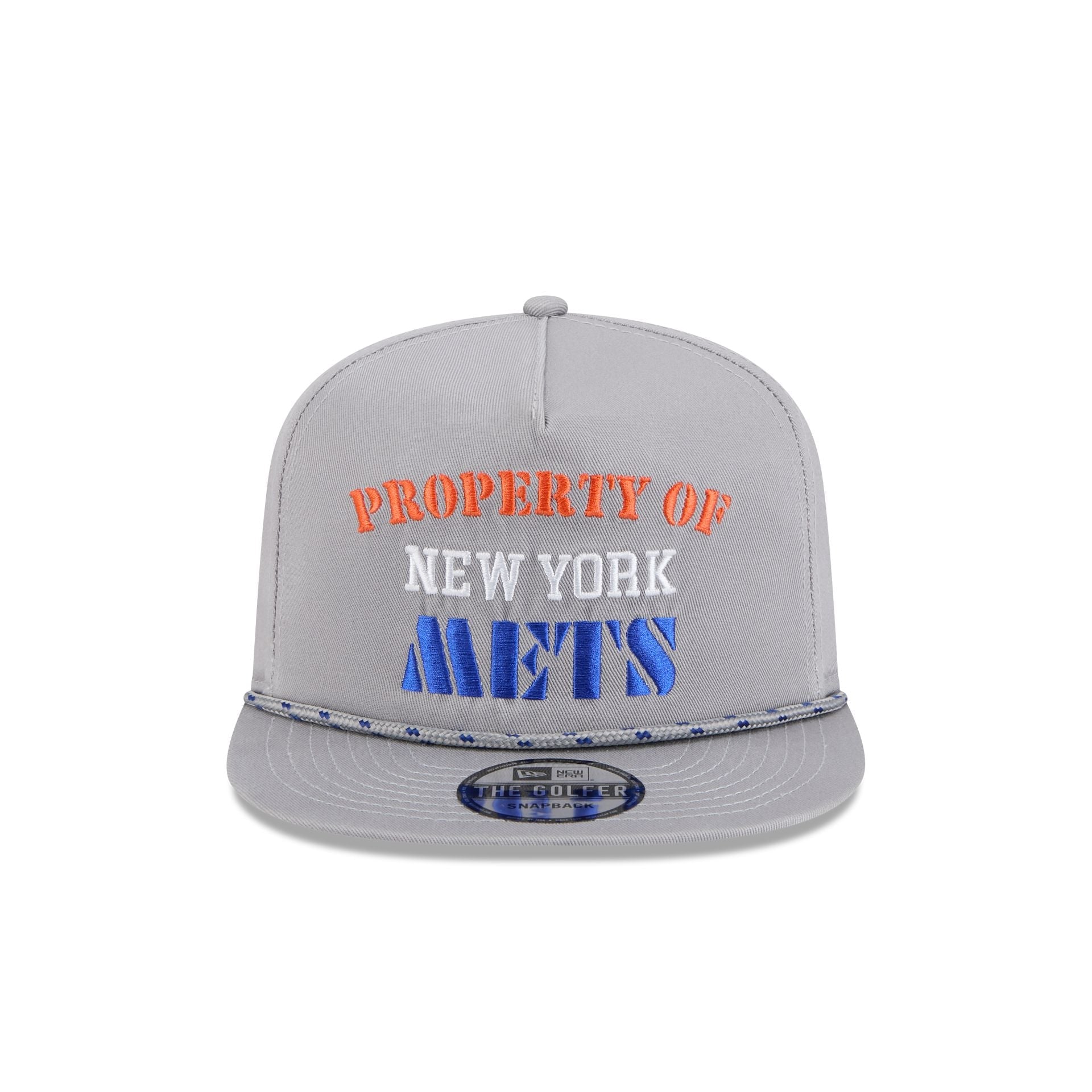 New York Mets Vintage Gray Rope Golfer Hat