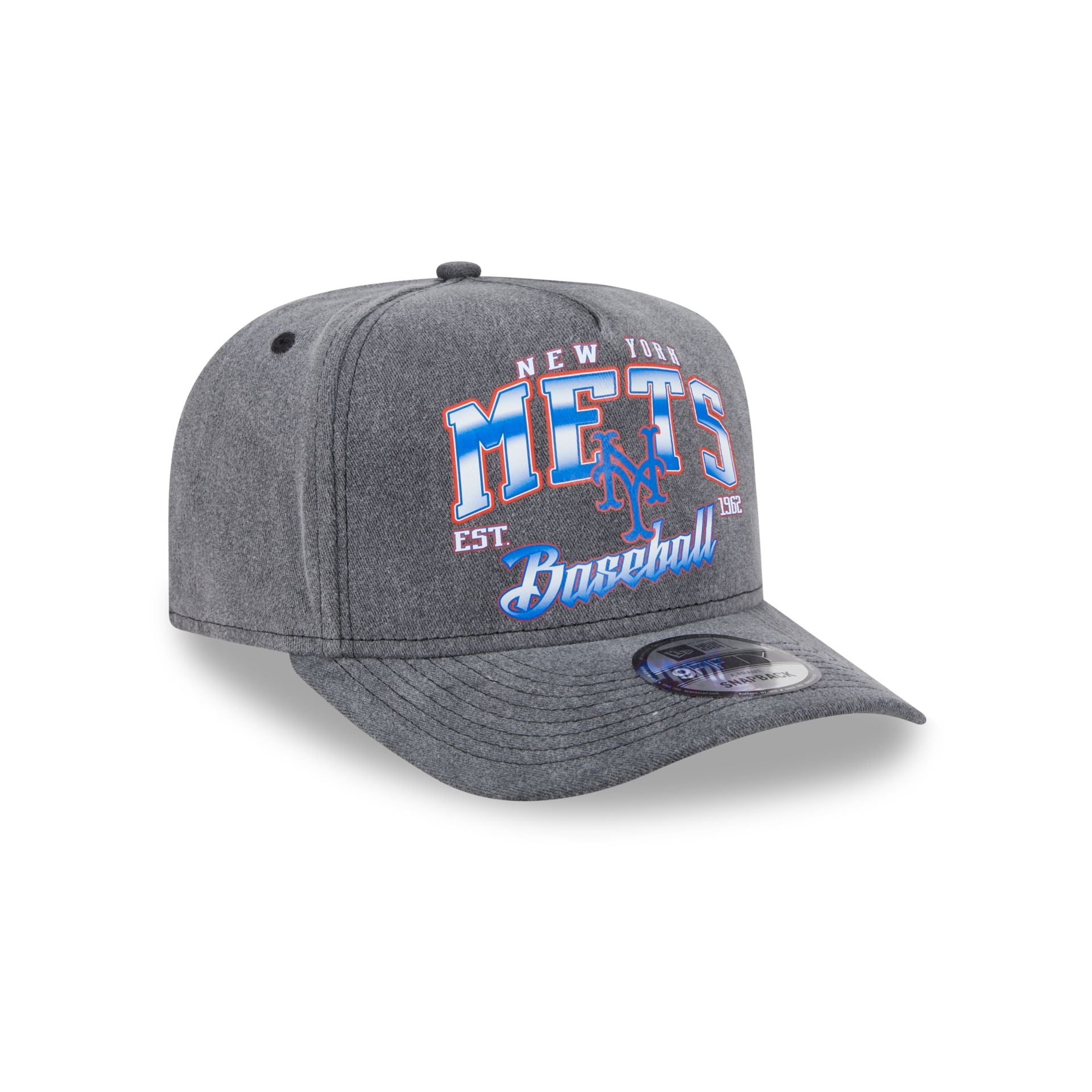 New York Mets Washed 9FIFTY A-Frame Snapback Hat