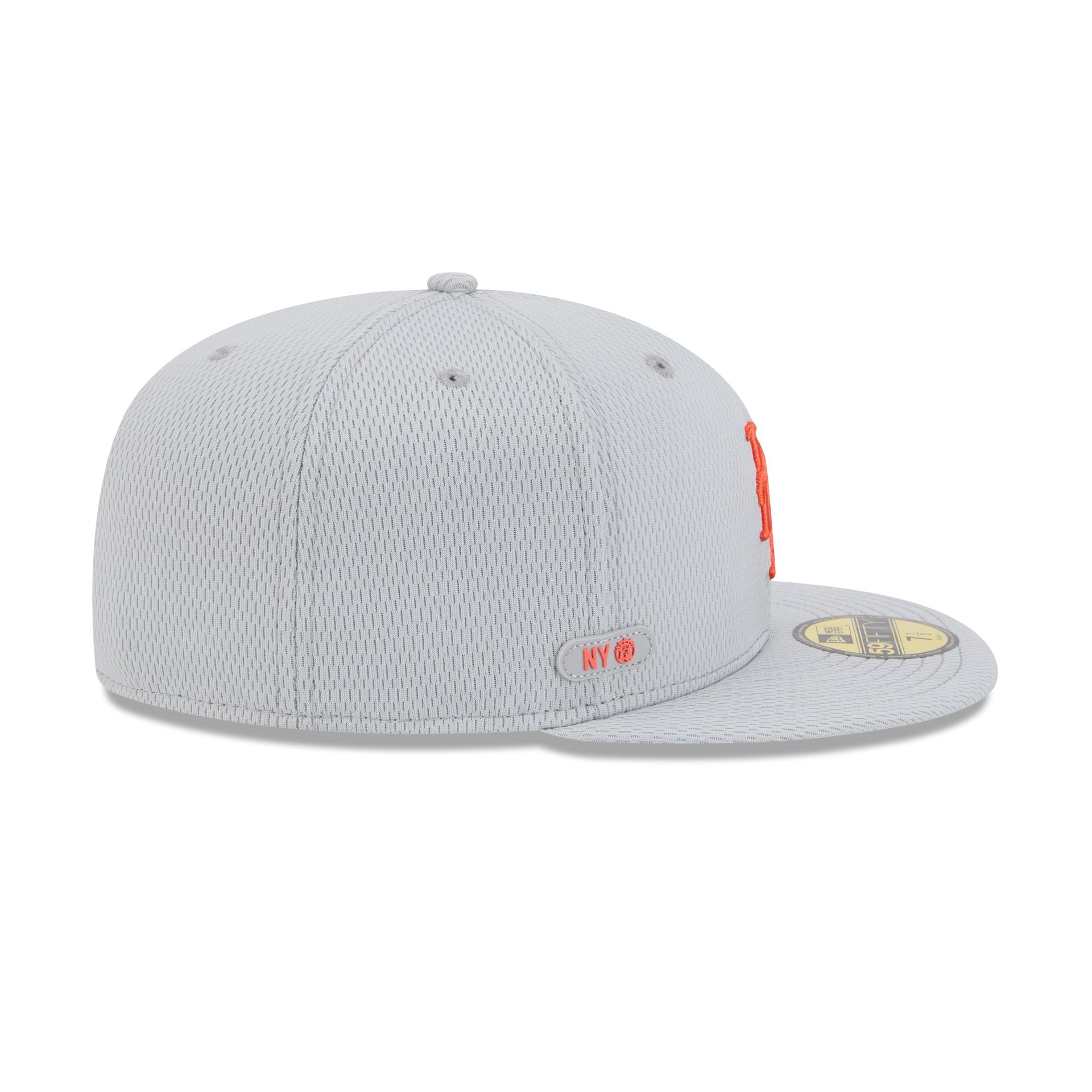 New York Mets 2025 Clubhouse Gray 59FIFTY Fitted Hat
