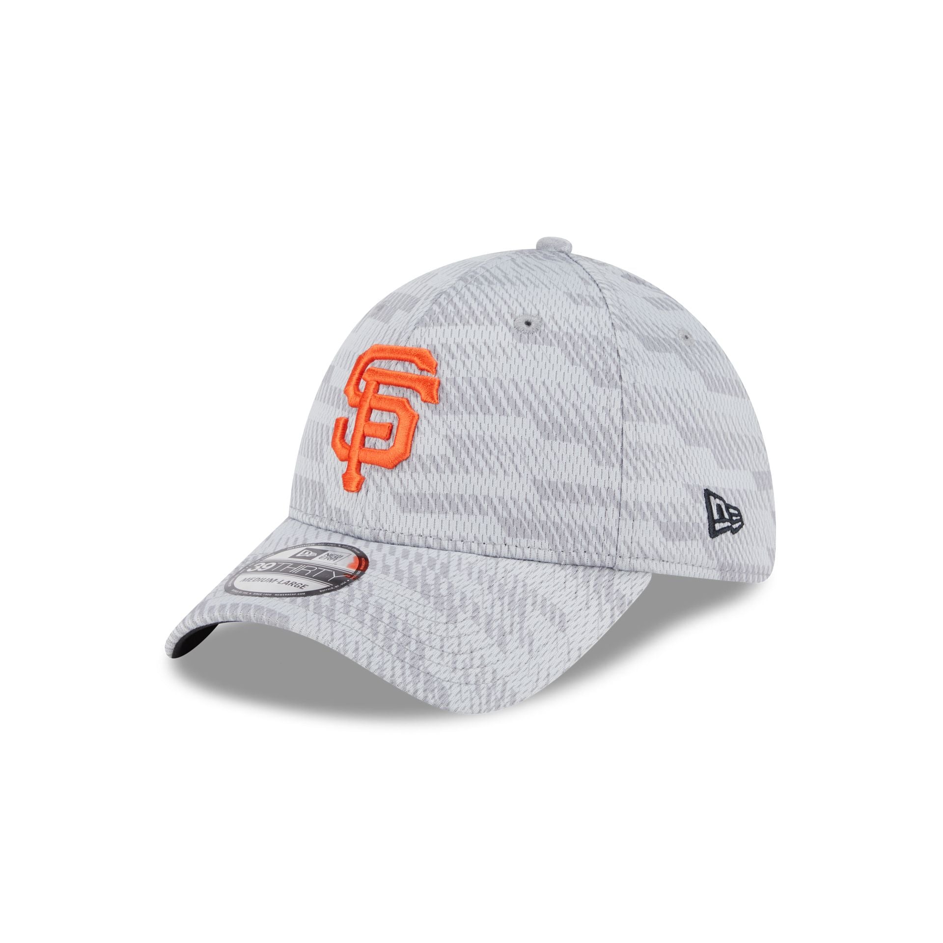 San Francisco Giants 2025 Clubhouse Gray 39THIRTY Stretch Fit