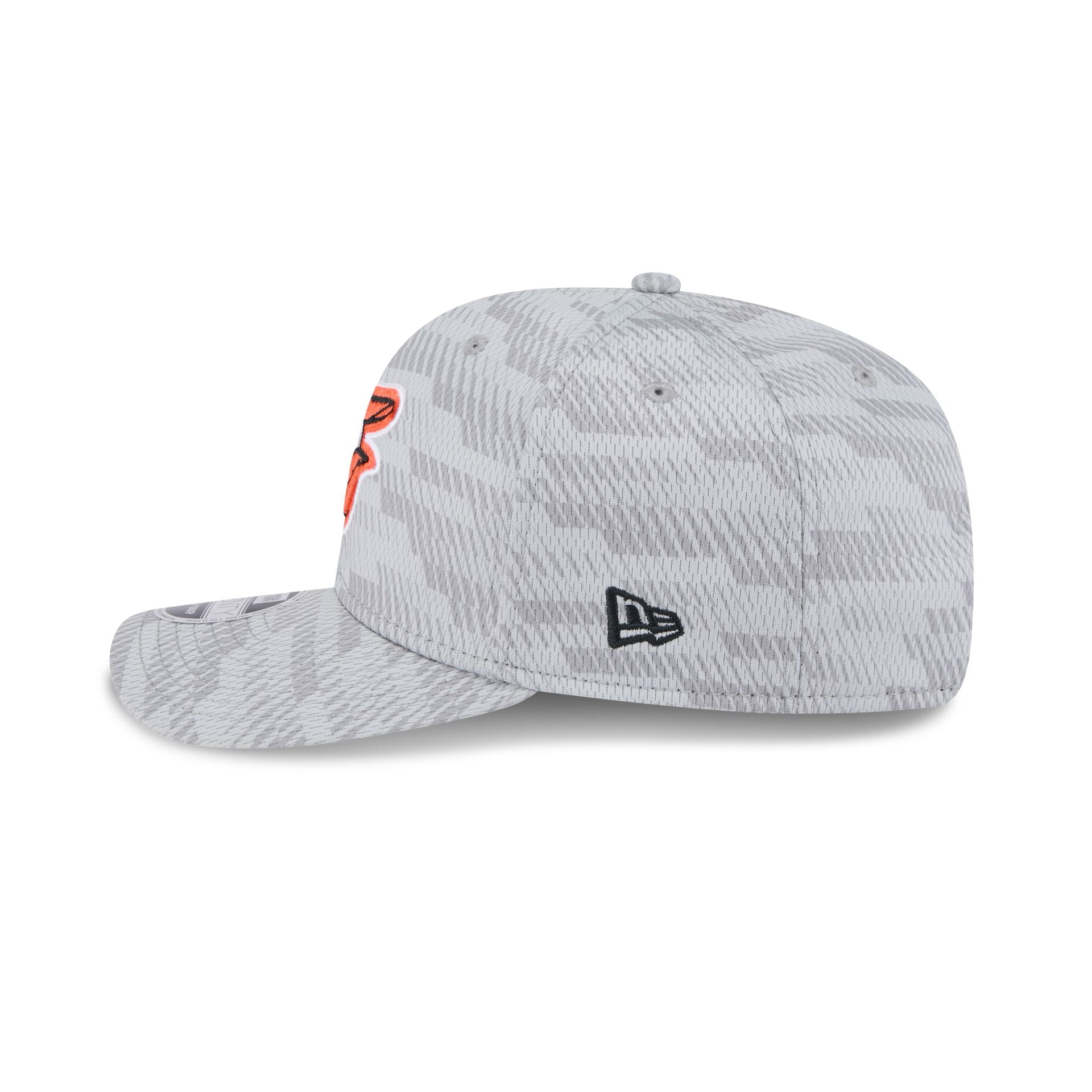 Baltimore Orioles 2025 Clubhouse Gray 9SEVENTY Stretch-Snap Hat
