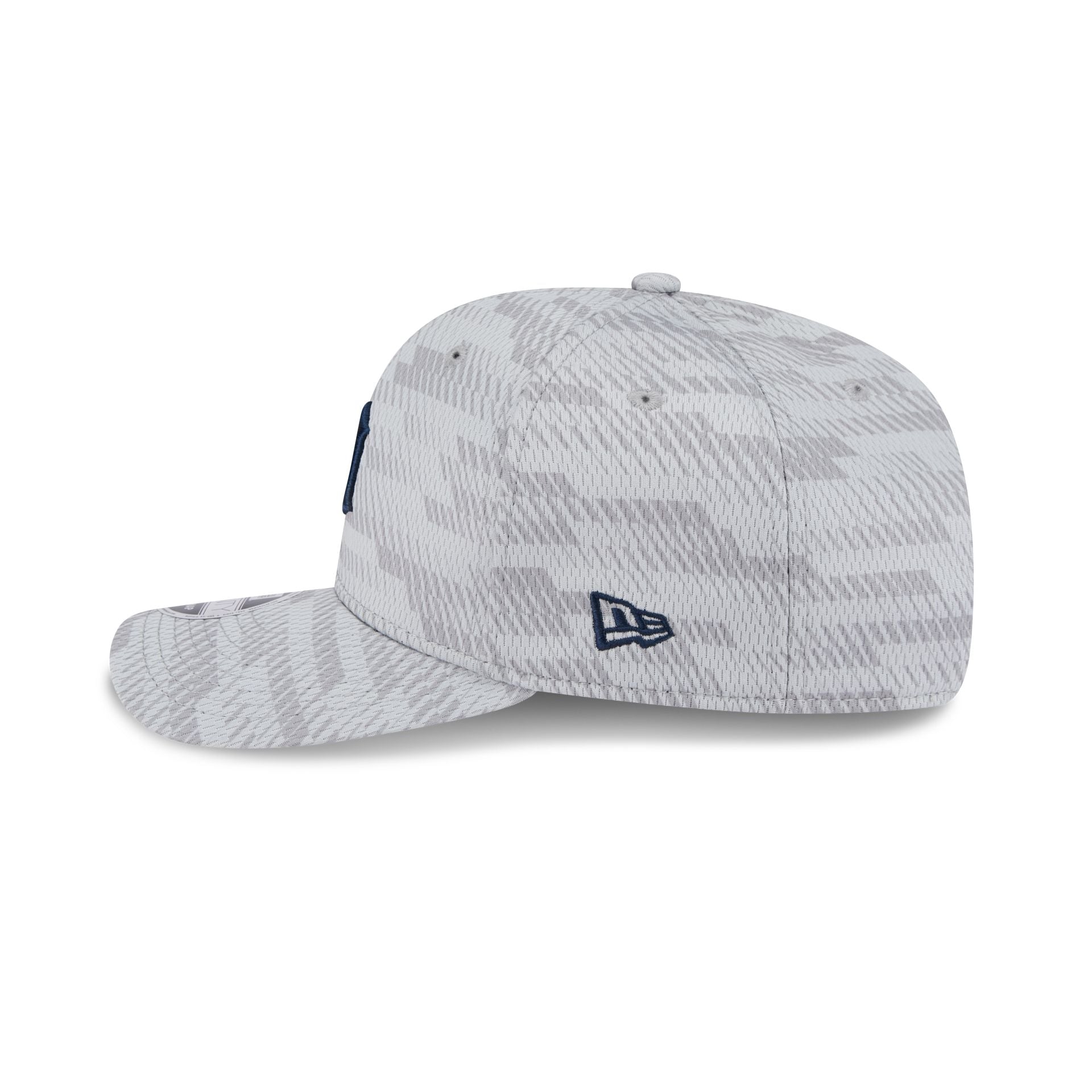 Detroit Tigers 2025 Clubhouse Gray 9SEVENTY Stretch-Snap Hat