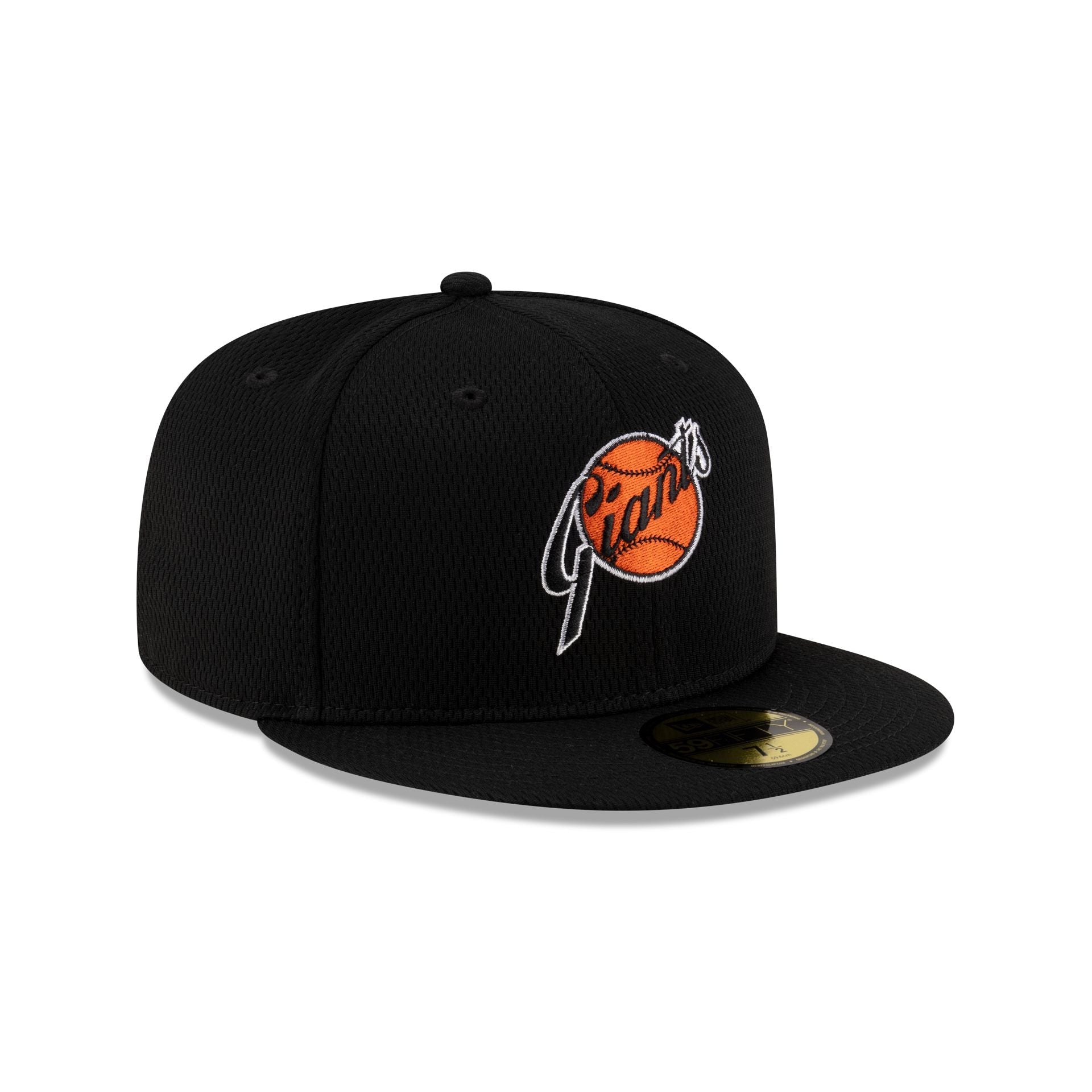 San Francisco Giants 2025 Clubhouse Alt Black 59FIFTY Fitted Hat