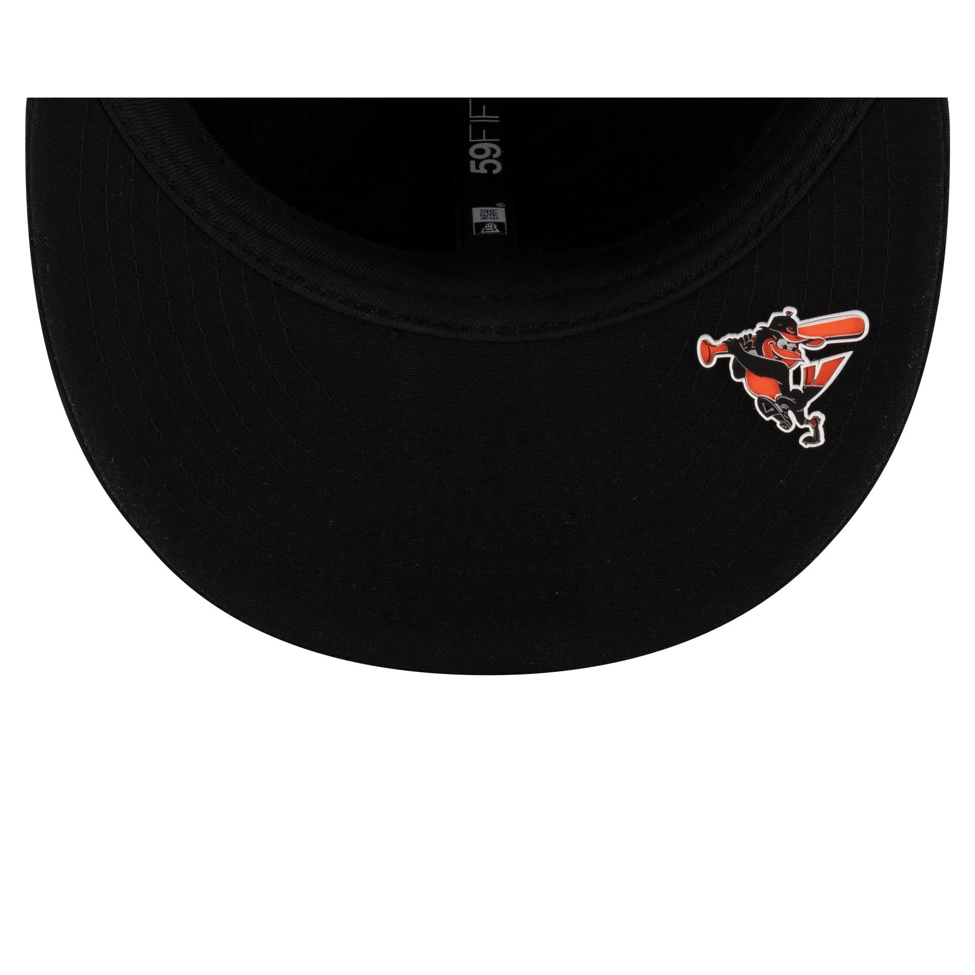 Baltimore Orioles 2025 Clubhouse Black 59FIFTY Fitted Hat