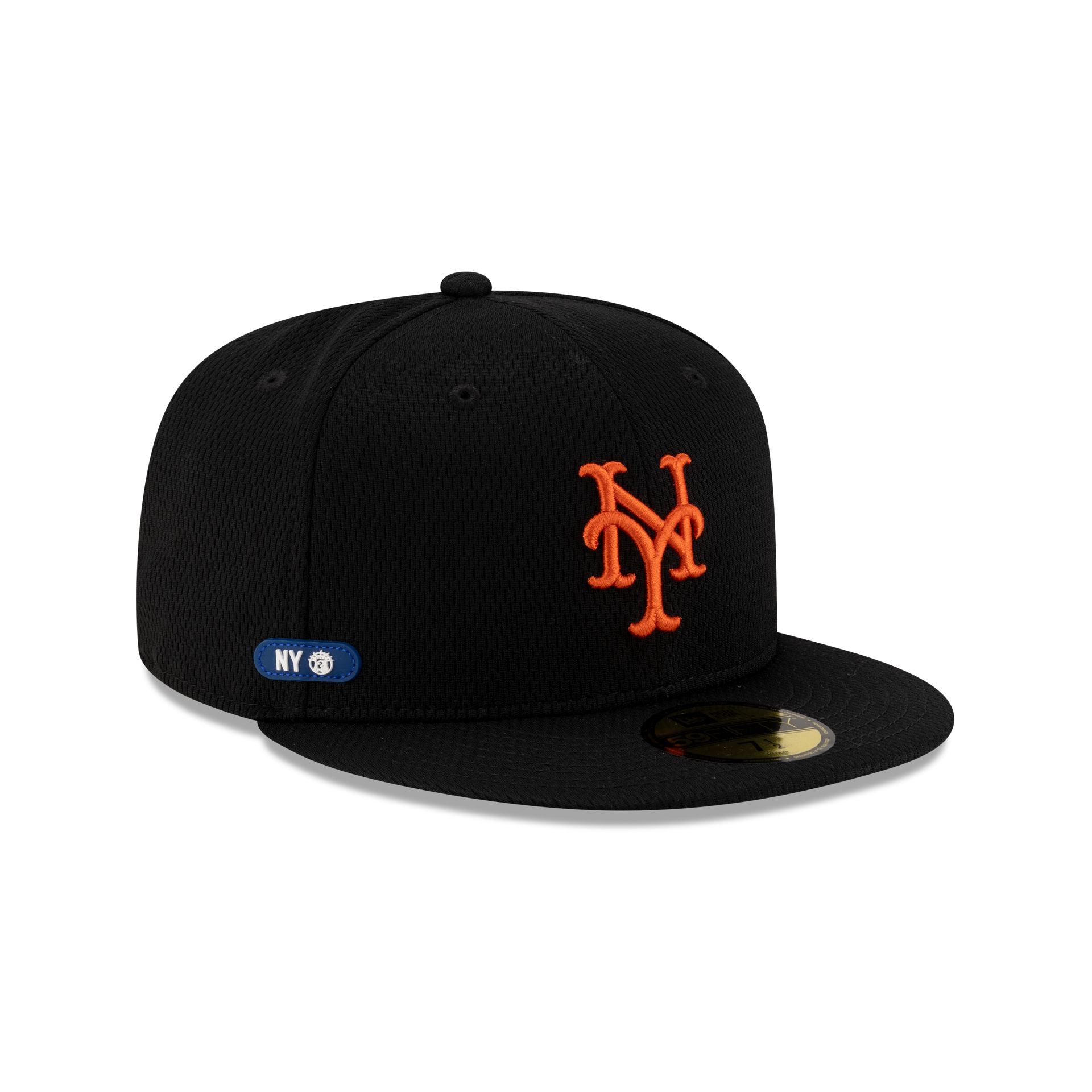 New York Mets 2025 Clubhouse Black 59FIFTY Fitted Hat