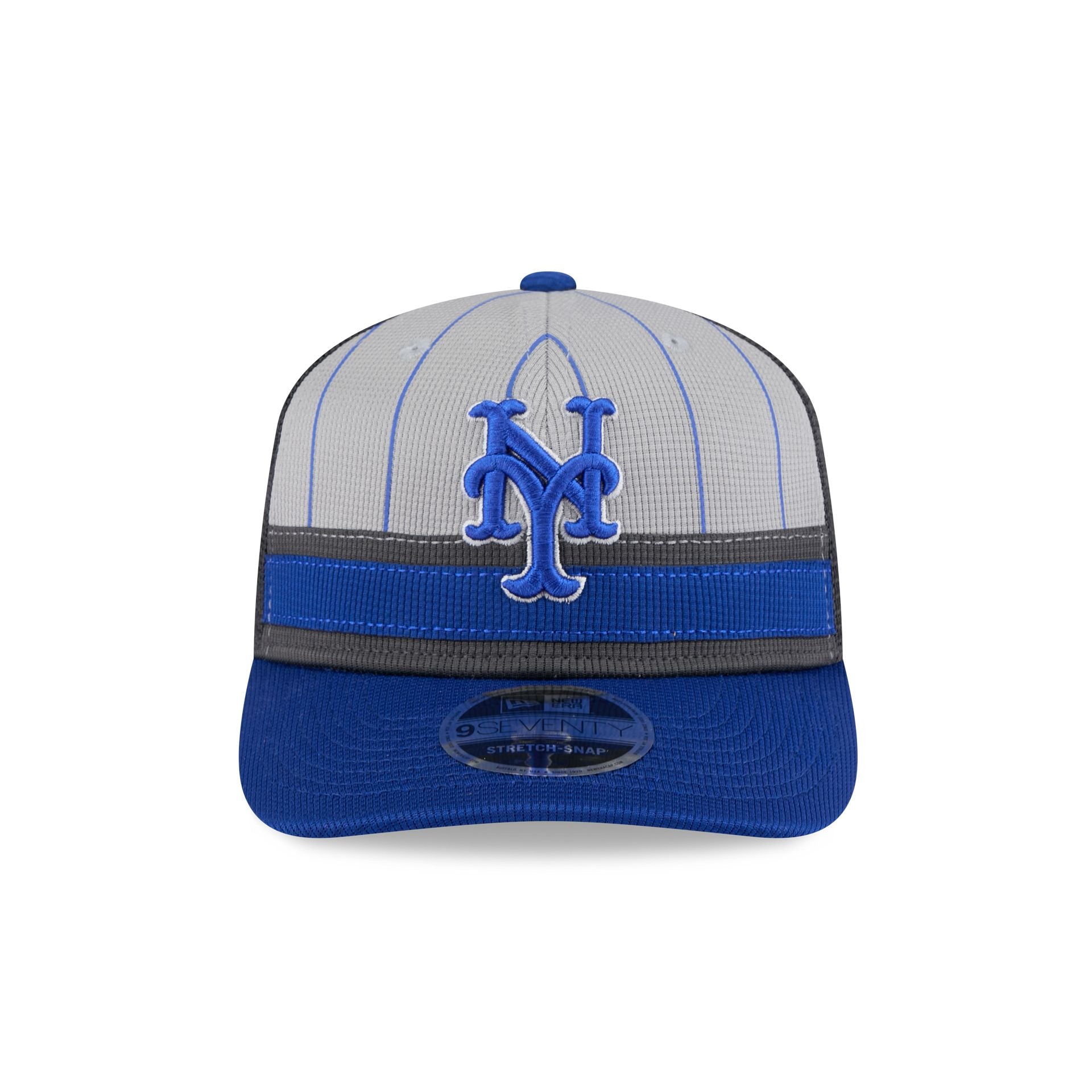 New York Mets 2025 Batting Practice Gray 9SEVENTY Trucker Hat