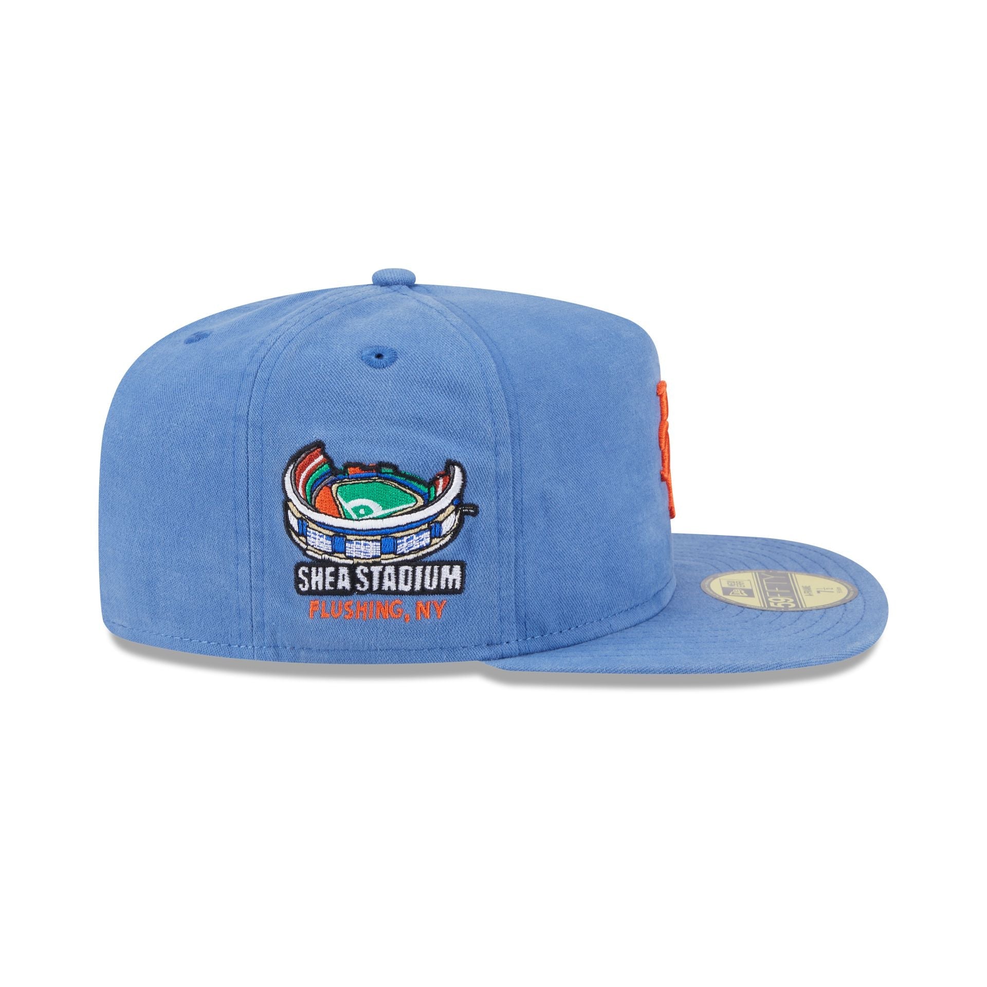 New York Mets Championship Side Flag 59FIFTY A-Frame Fitted Hat