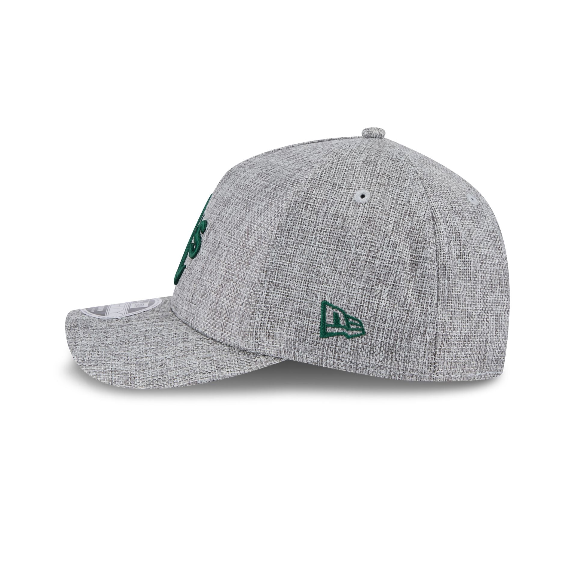 Athletics Cotton Weave Gray 9FORTY M-Crown A-Frame Snapback Hat