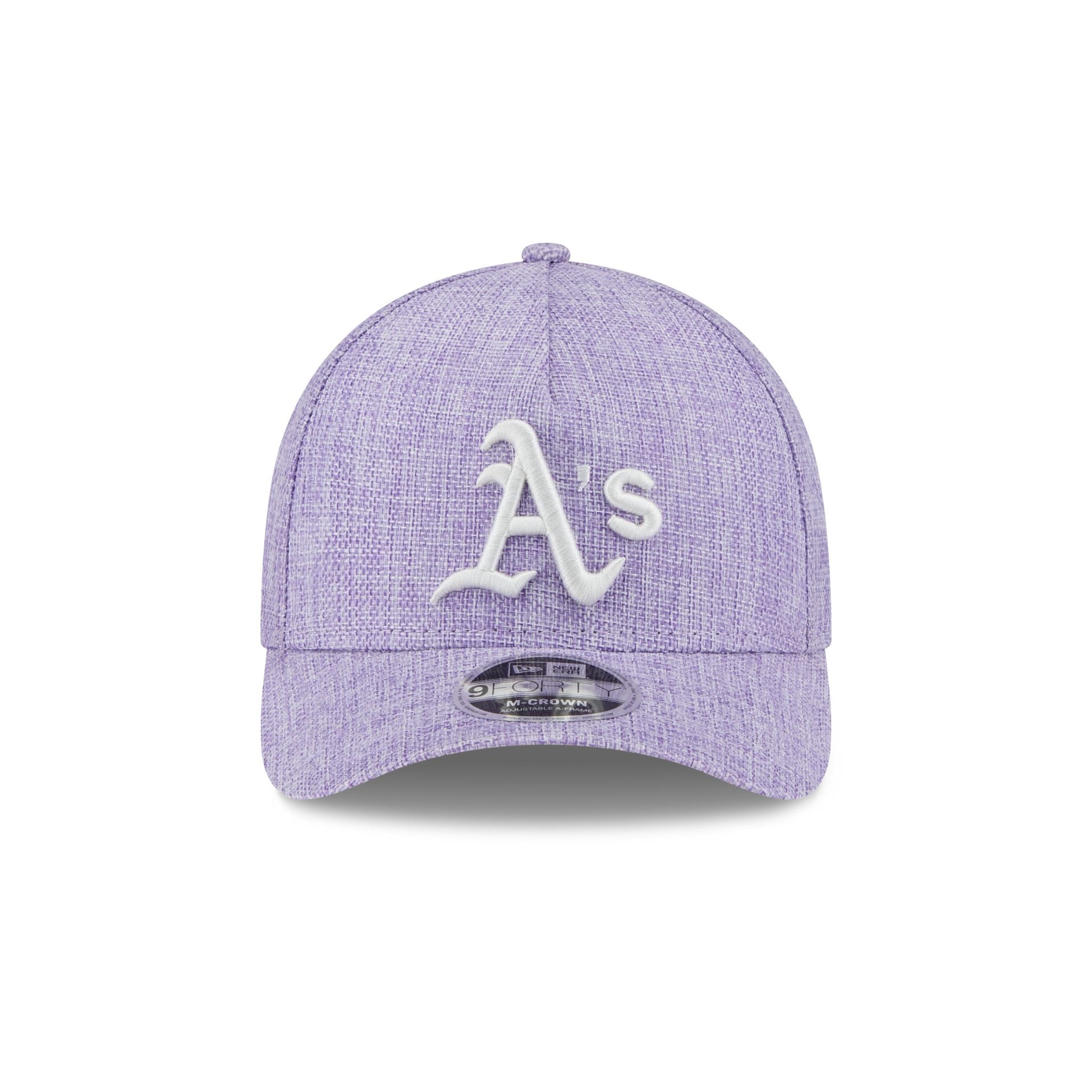 Athletics Cotton Weave Purple 9FORTY M-Crown A-Frame Snapback Hat