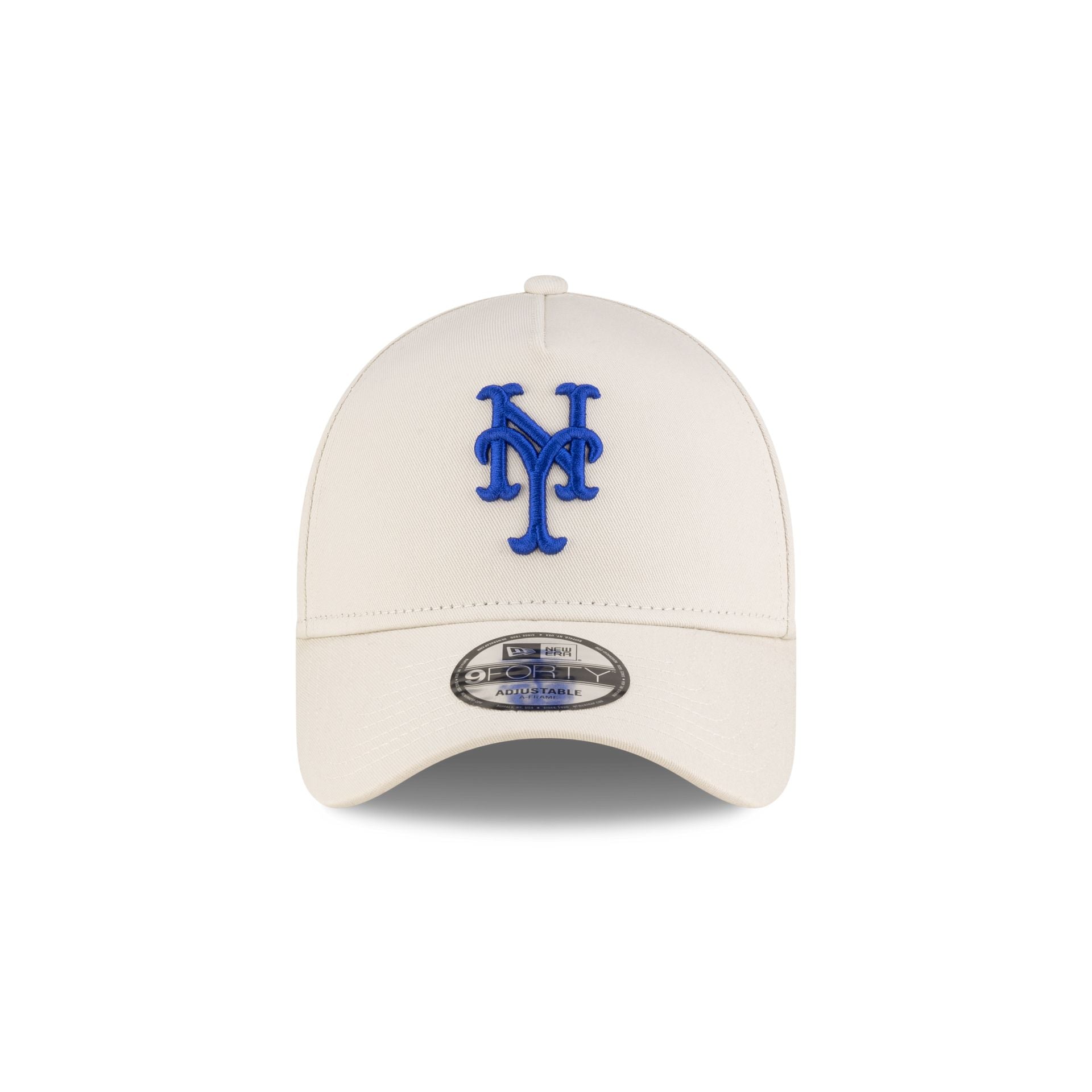 New York or Nowhere x New York Mets Chrome White 9FORTY A-Frame Snapback Hat