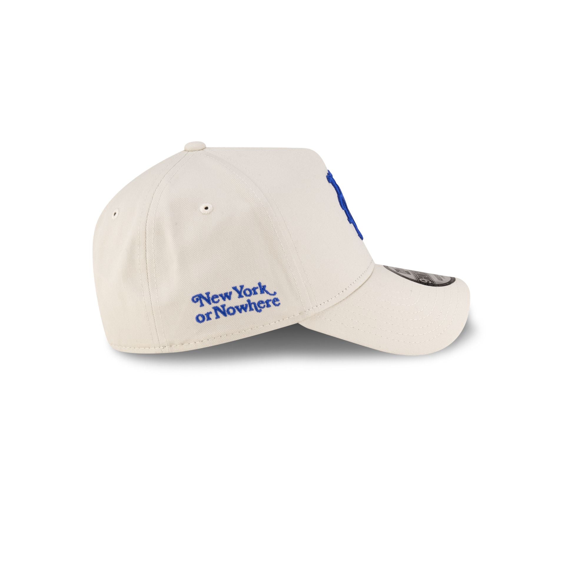 New York or Nowhere x New York Mets Chrome White 9FORTY A-Frame Snapback Hat