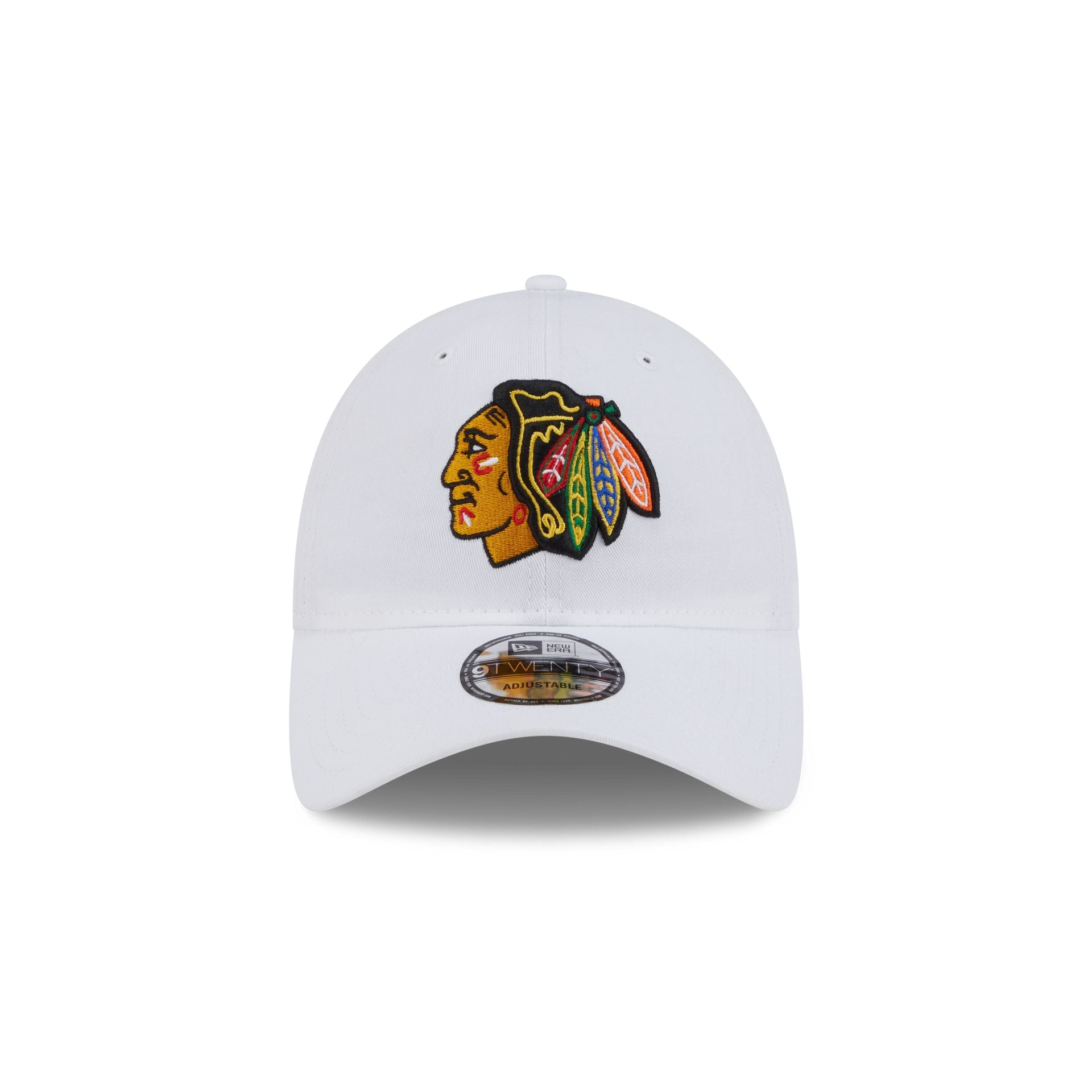 Chicago Blackhawks White 9TWENTY Adjustable Hat