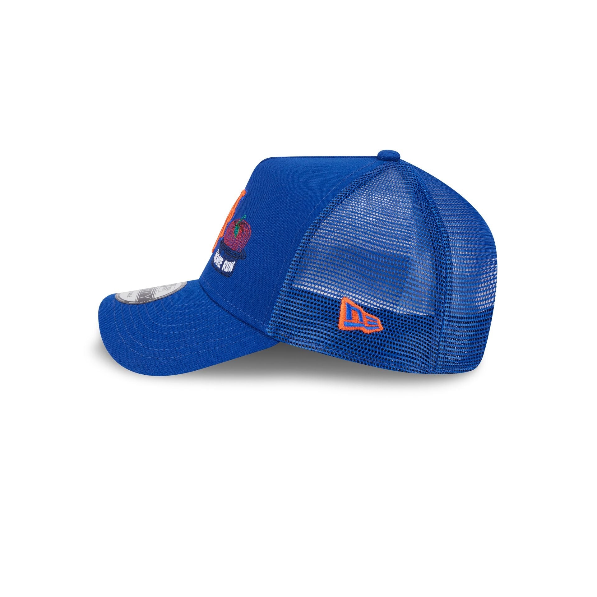 New York Mets State Stitch 9FORTY A-Frame Trucker Hat