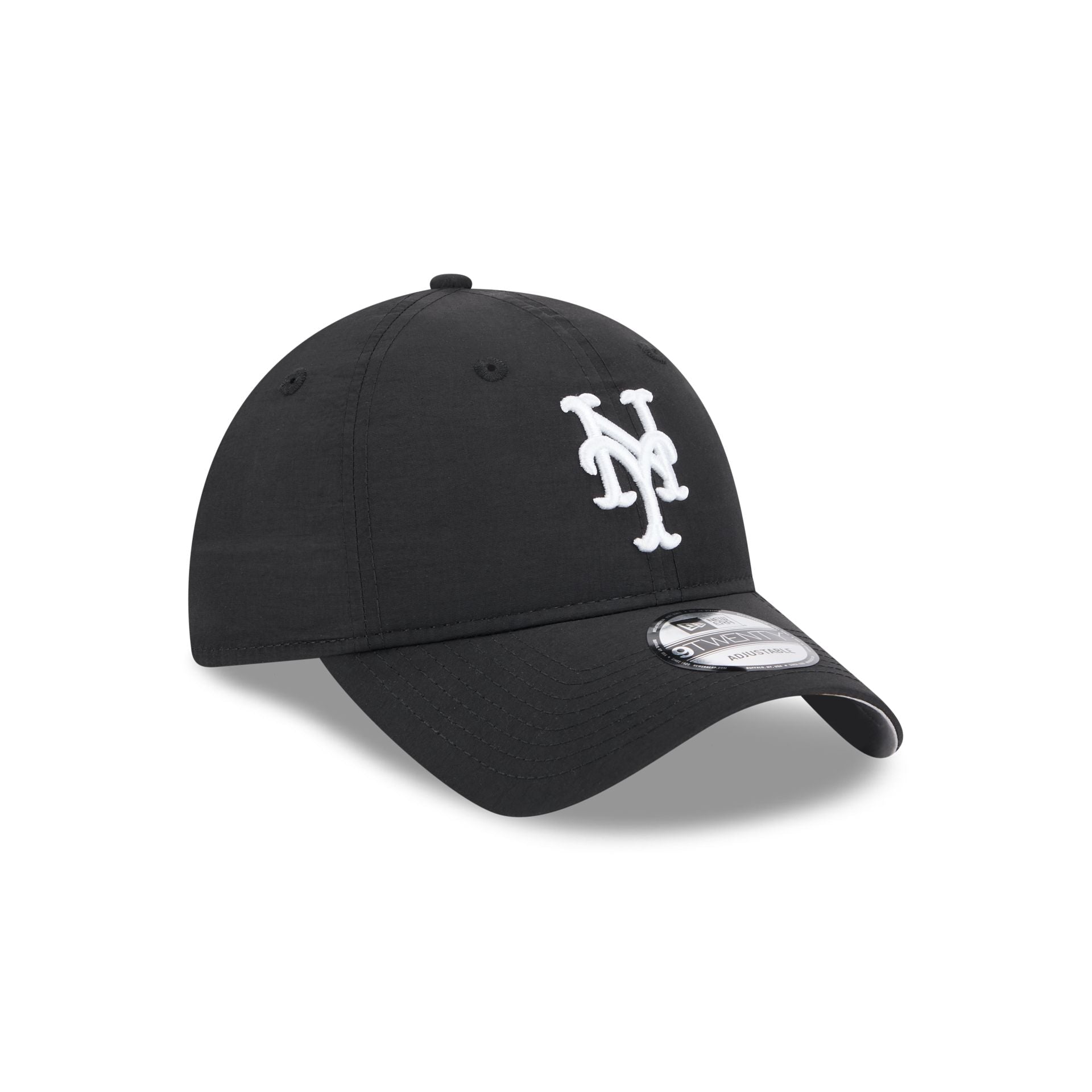 New York Mets Everyday Nylon Black 9TWENTY Adjustable Hat