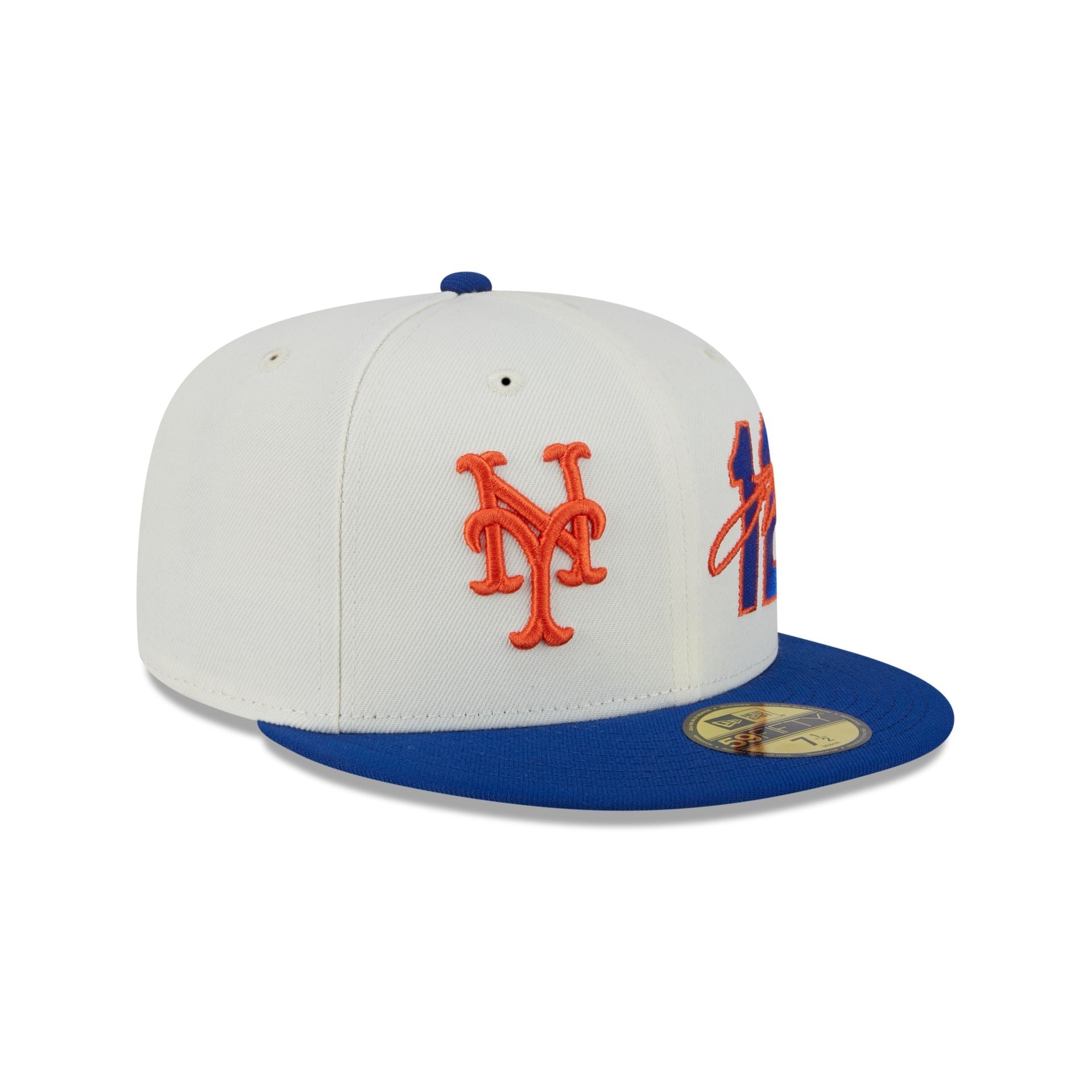 New York Mets Francisco Lindor Chrome White 59FIFTY Fitted Hat