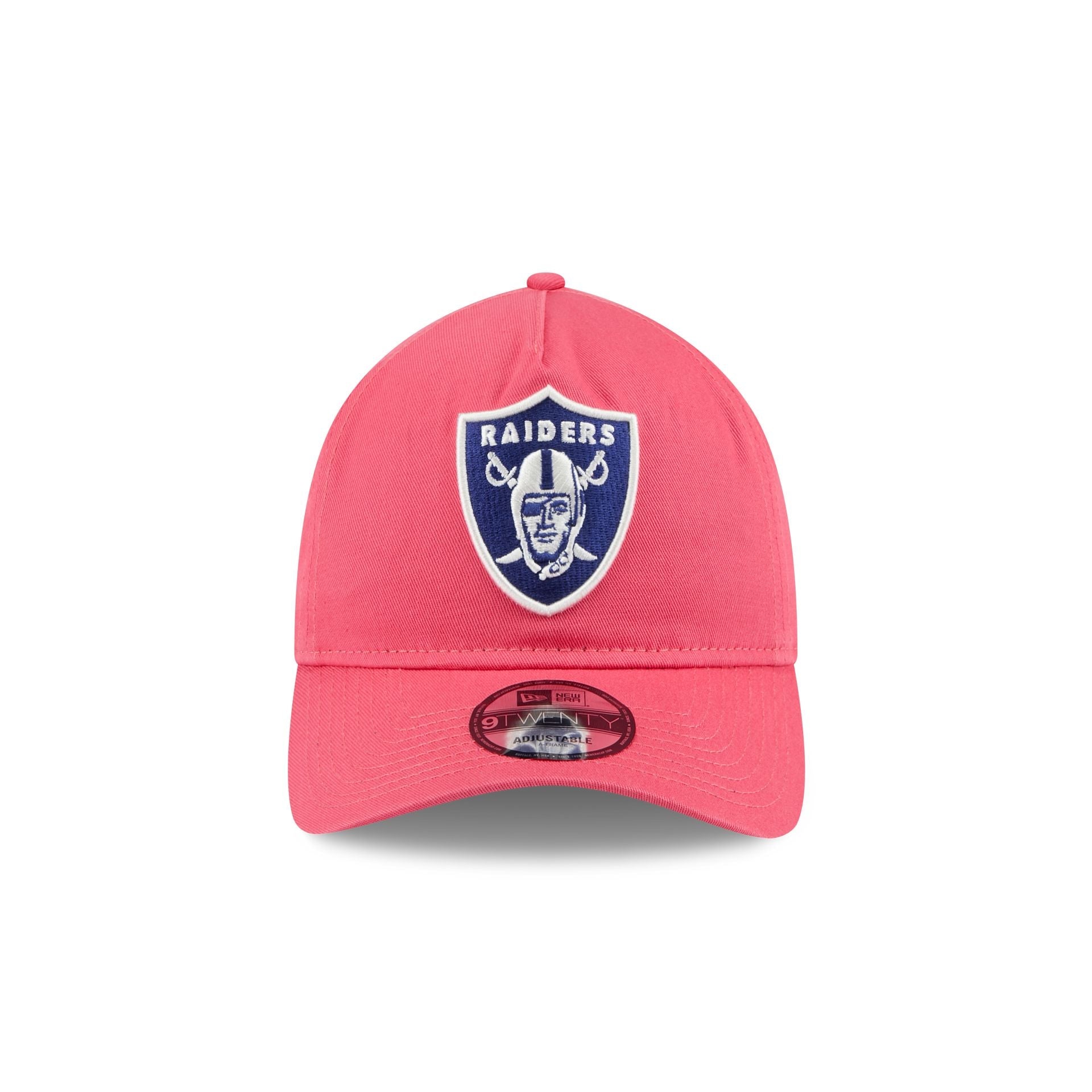 Las Vegas Raiders Coral 9TWENTY A-Frame Adjustable Hat