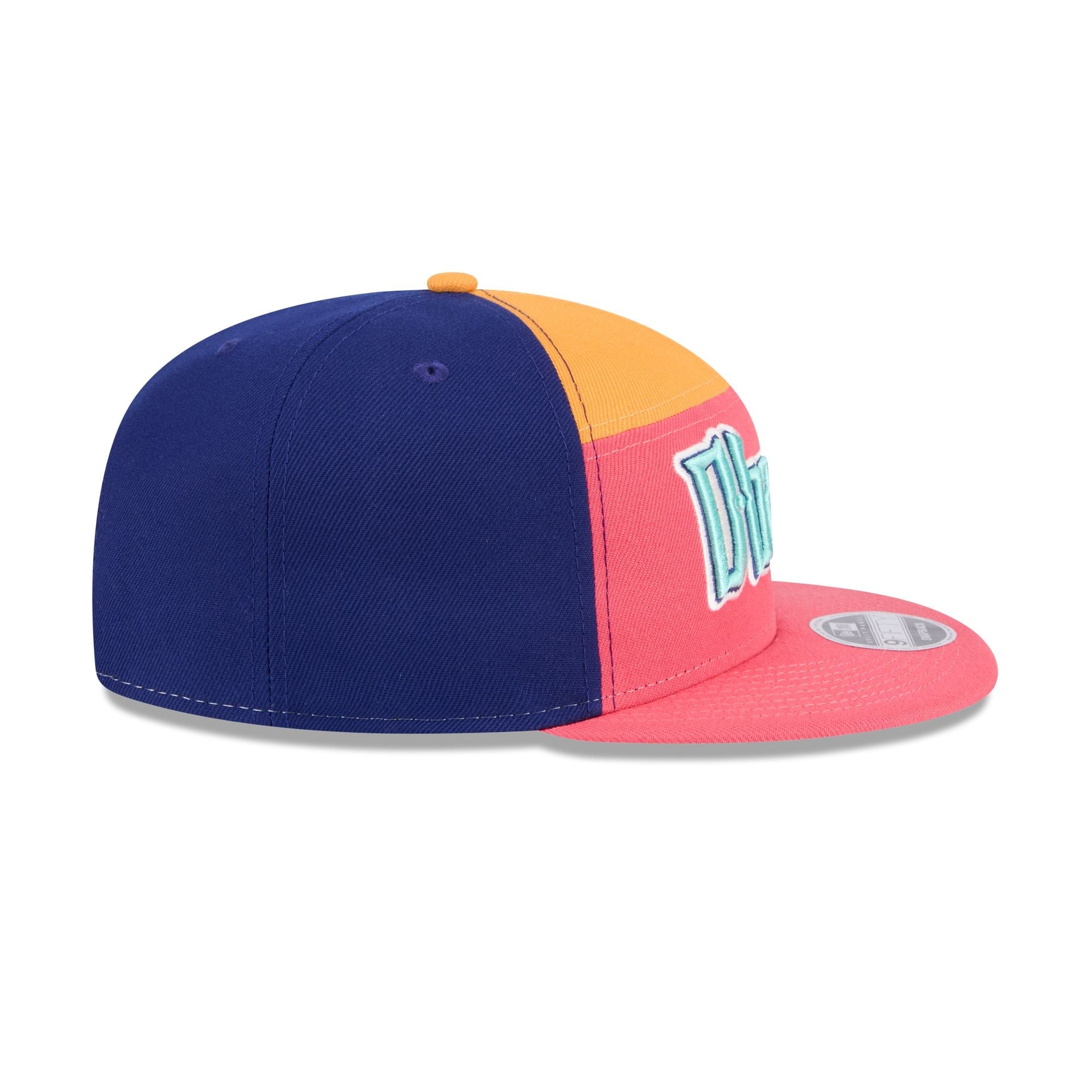 Arizona Diamondbacks Coral Split Panel 9FIFTY Snapback Hat