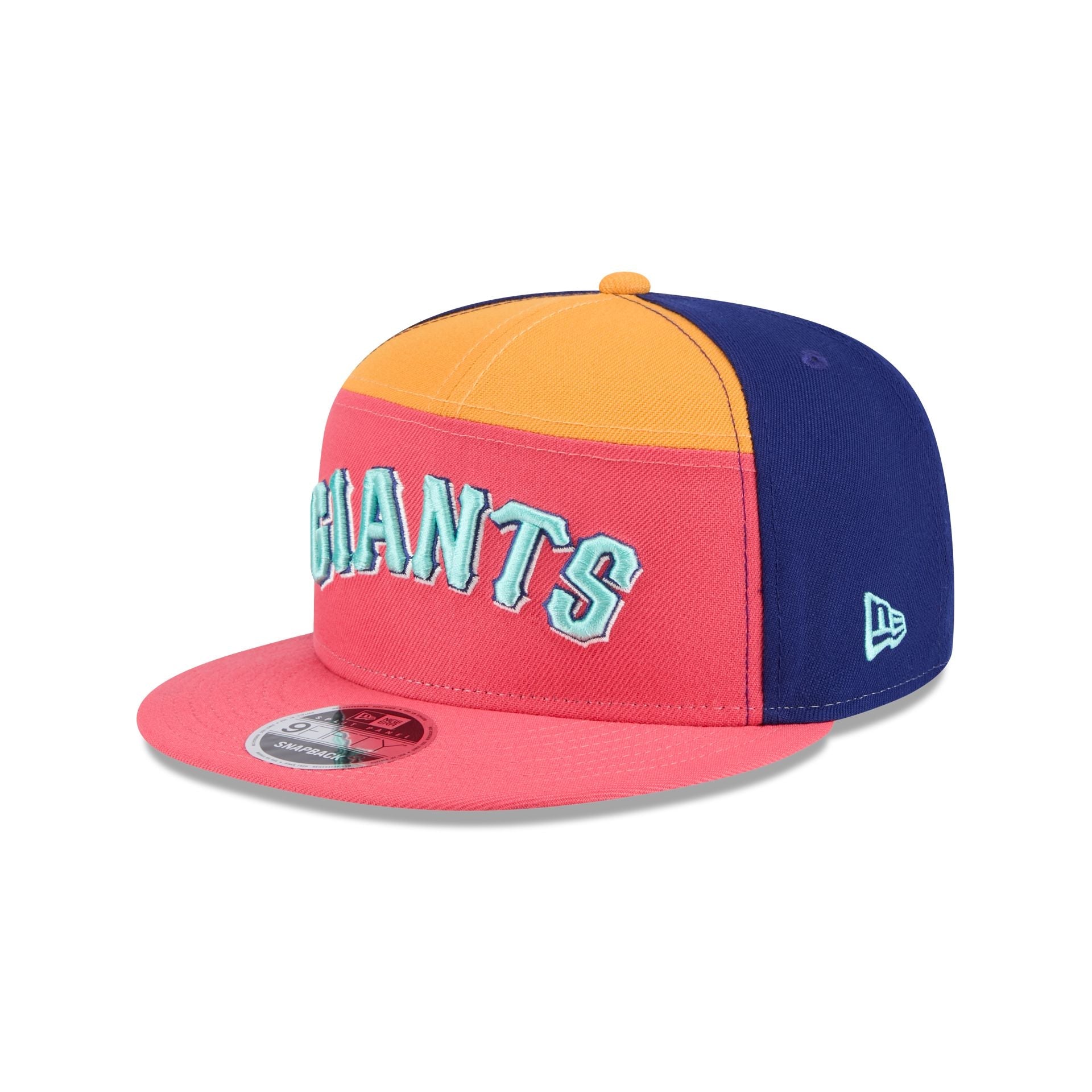 San Francisco Giants Coral Split Panel 9FIFTY Snapback Hat