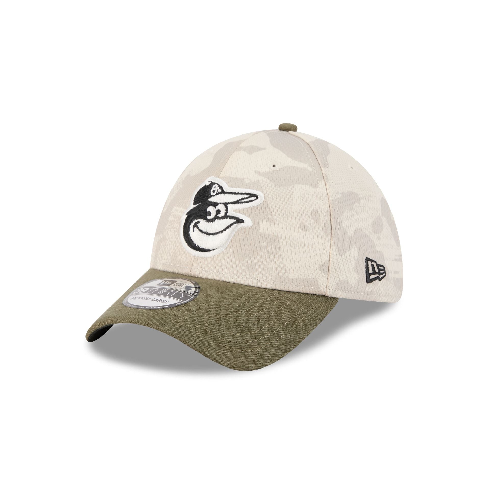Baltimore Orioles Armed Forces Day 2025 39THIRTY Stretch Fit Hat