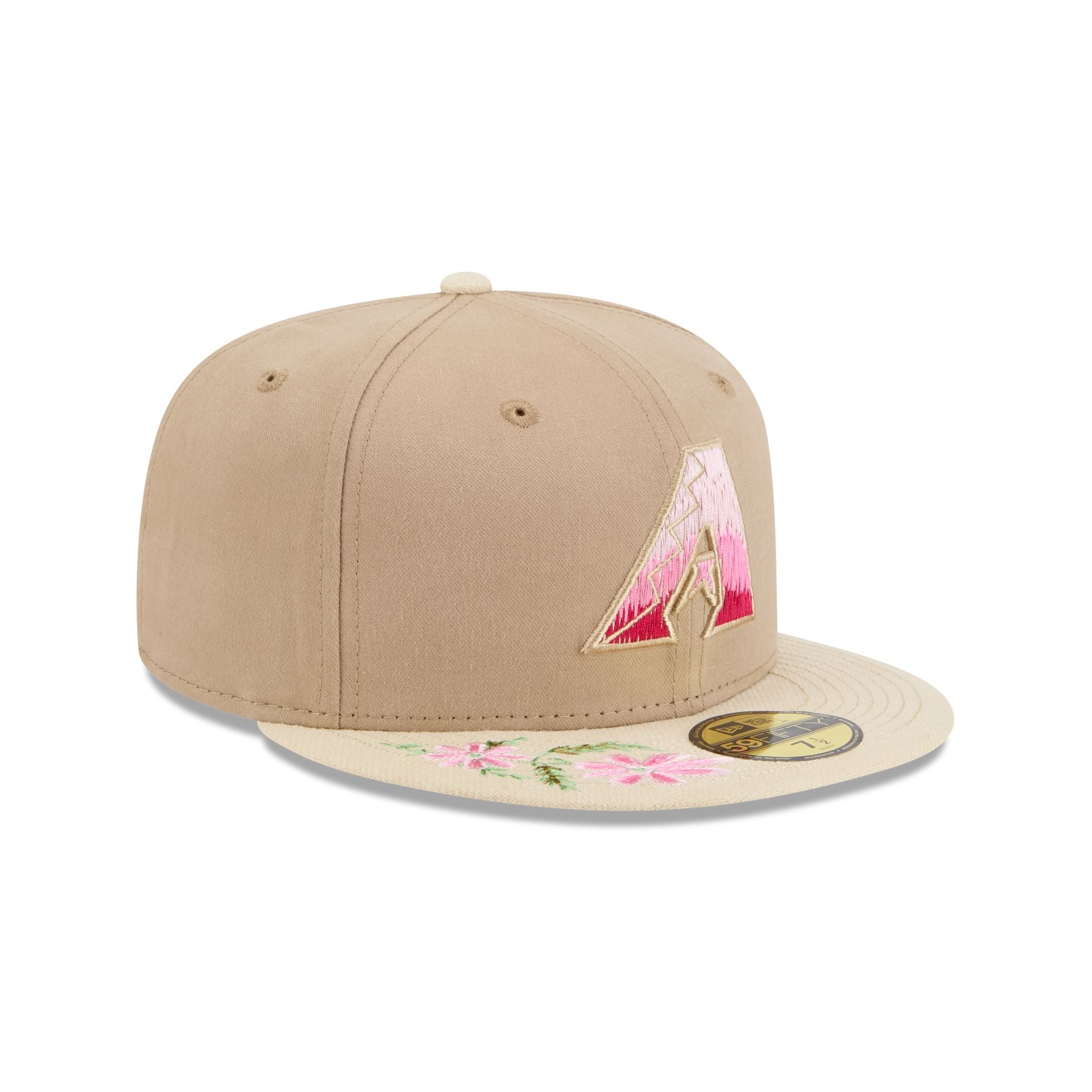 Arizona Diamondbacks Hand Stitched Floral 59FIFTY Fitted Hat