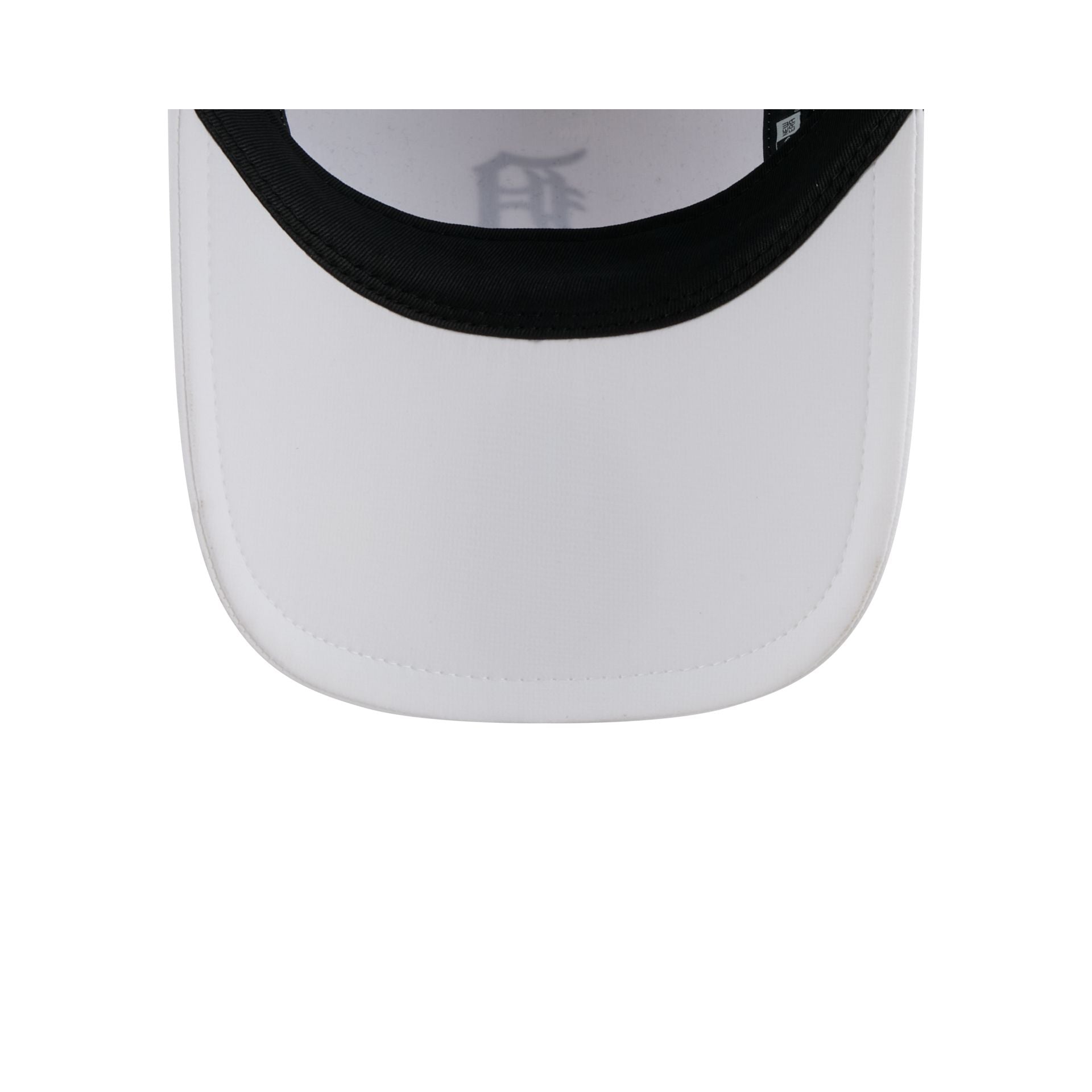 Detroit Tigers White Poly Runner Adjustable Hat