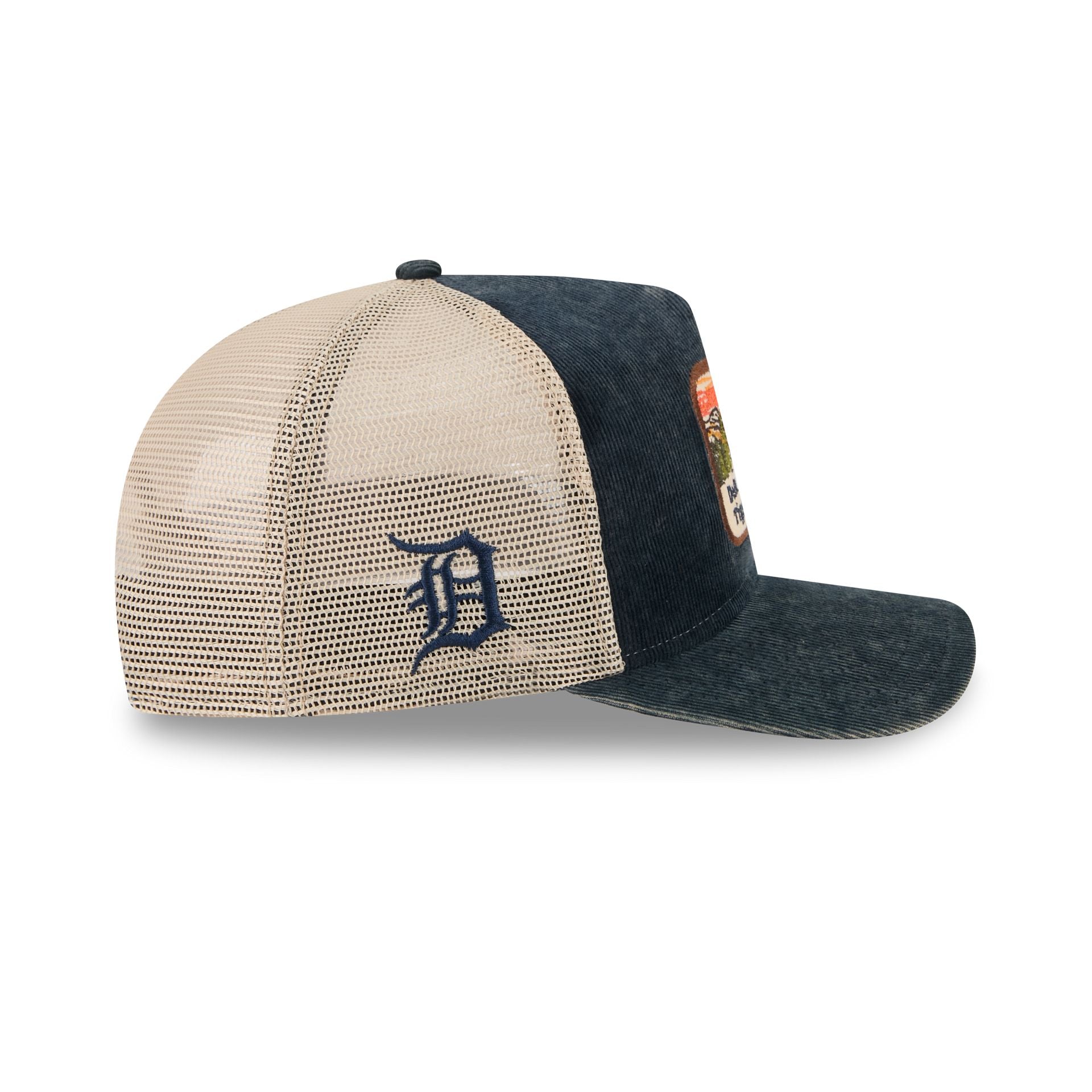 Detroit Tigers Vintage Landscape 9FIFTY A-Frame Trucker Hat