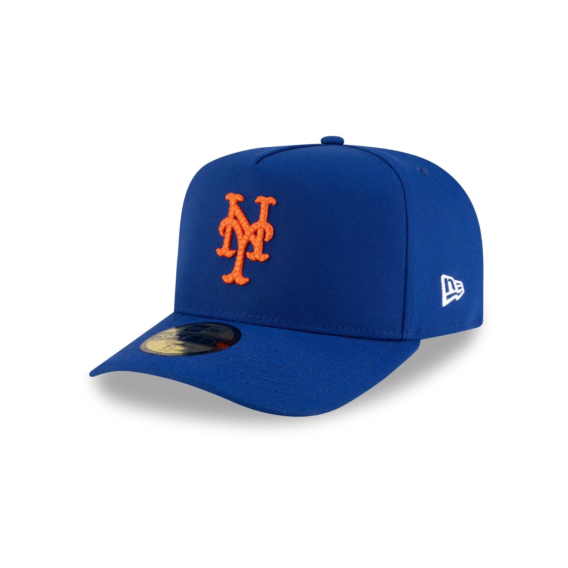 New York Mets Script Safety Pin 59FIFTY A-Frame Fitted Hat