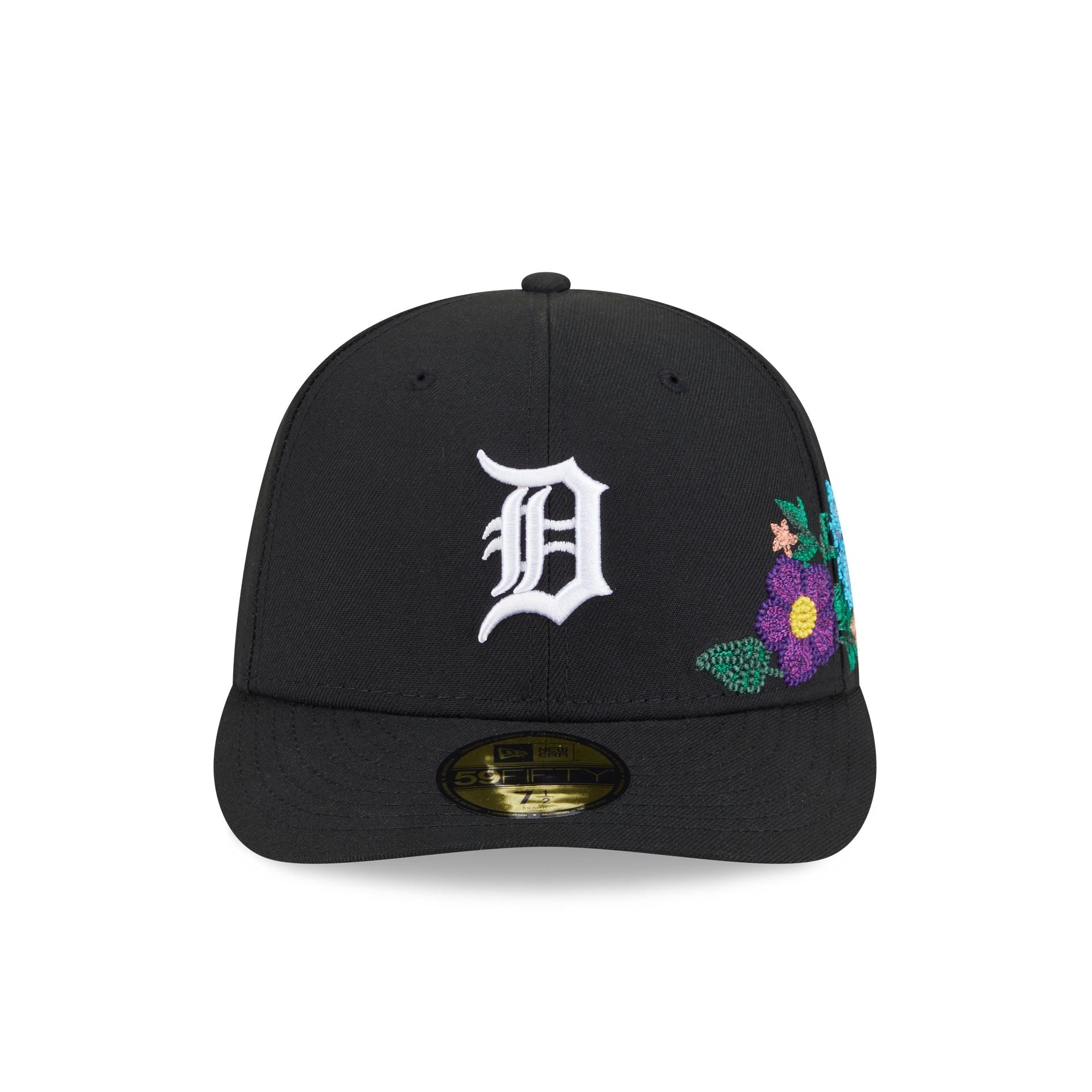 Detroit Tigers Tonal Florals Black 59FIFTY Fitted Hat