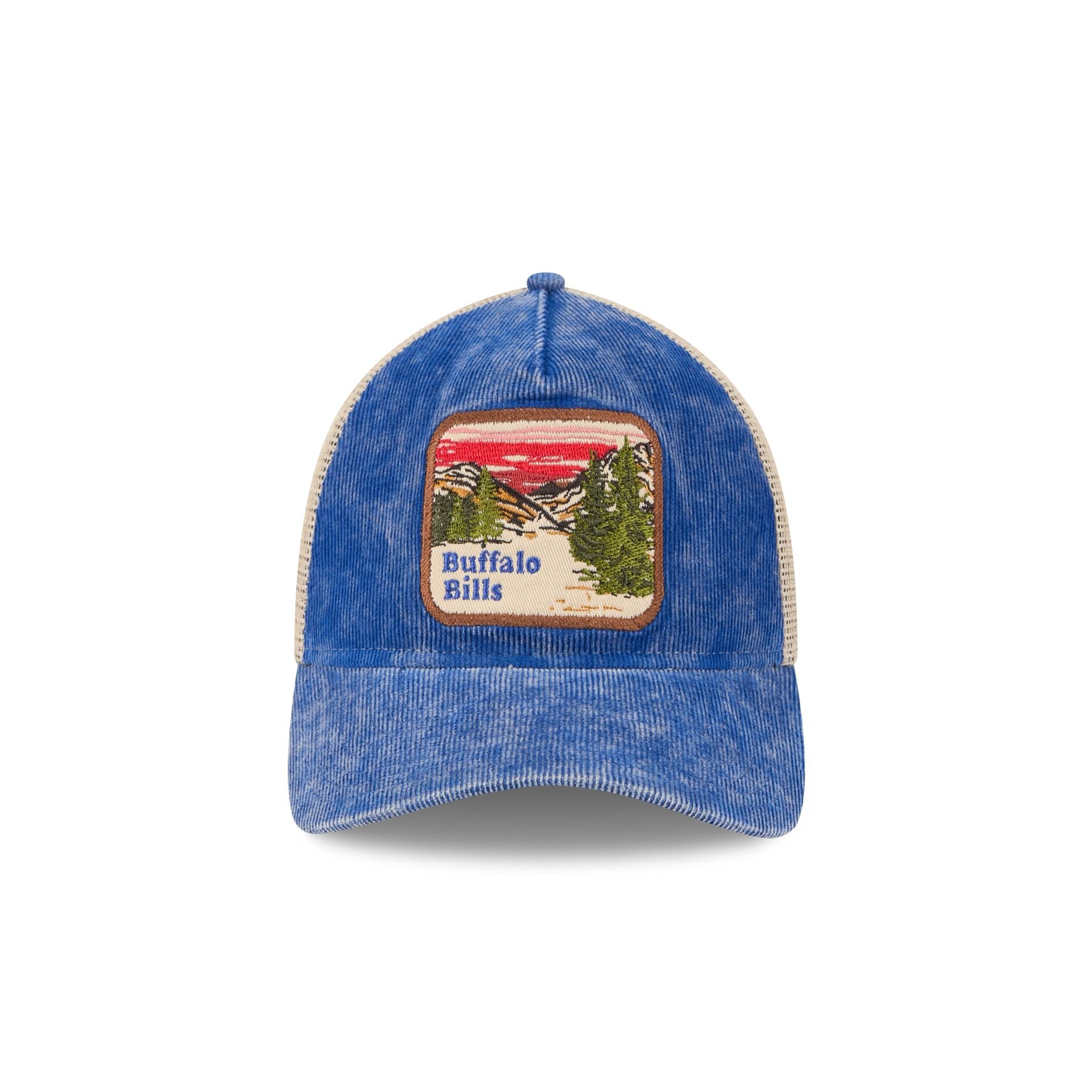 Buffalo Bills Vintage Landscape 9TWENTY A-Frame Trucker Hat